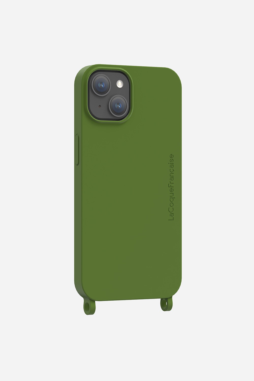 Soft touch phone case with rings for iPhone 14 Plus LA COQUE FRANCAISE Green