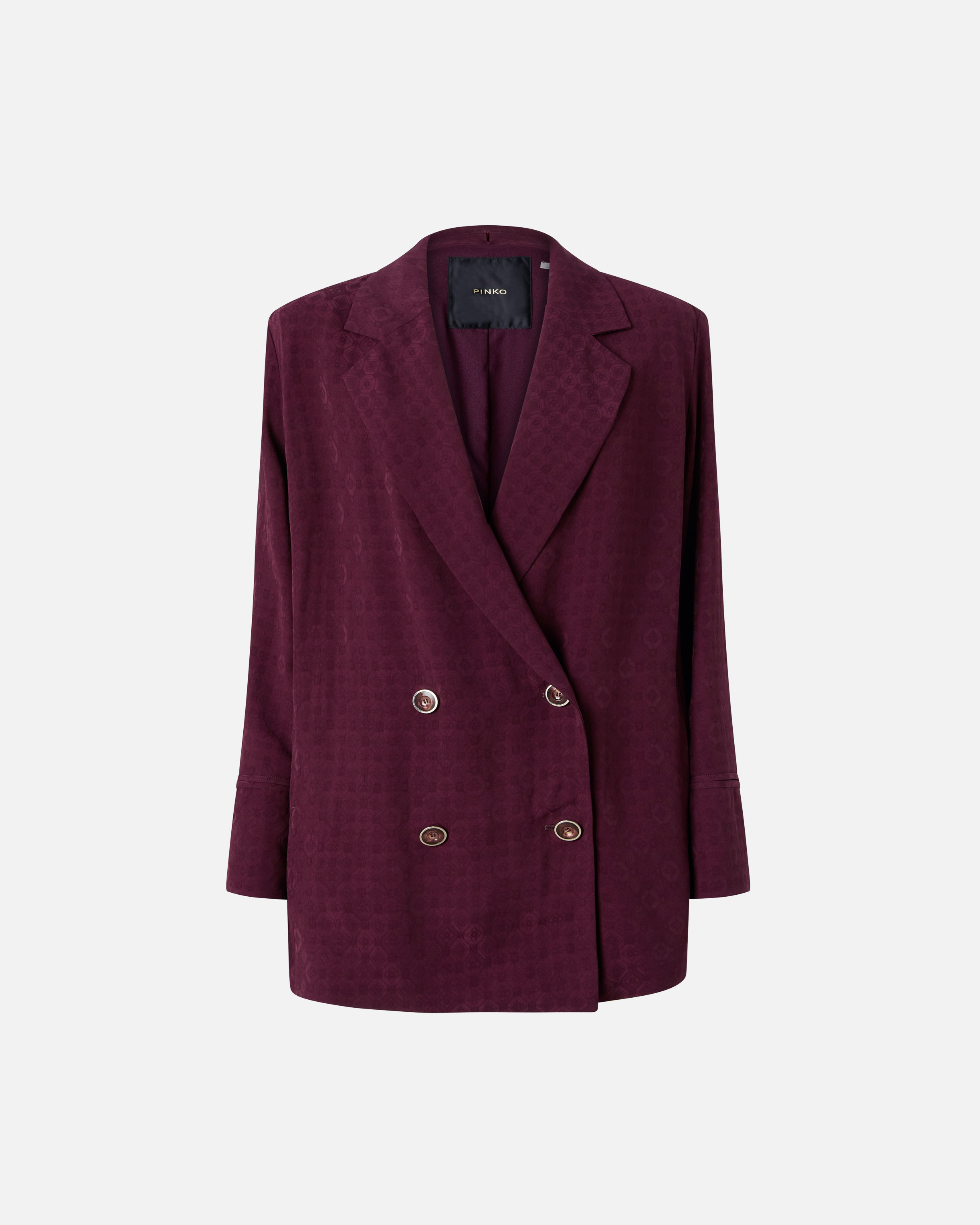 Veste croisée à motif cravate PINKO Rouge