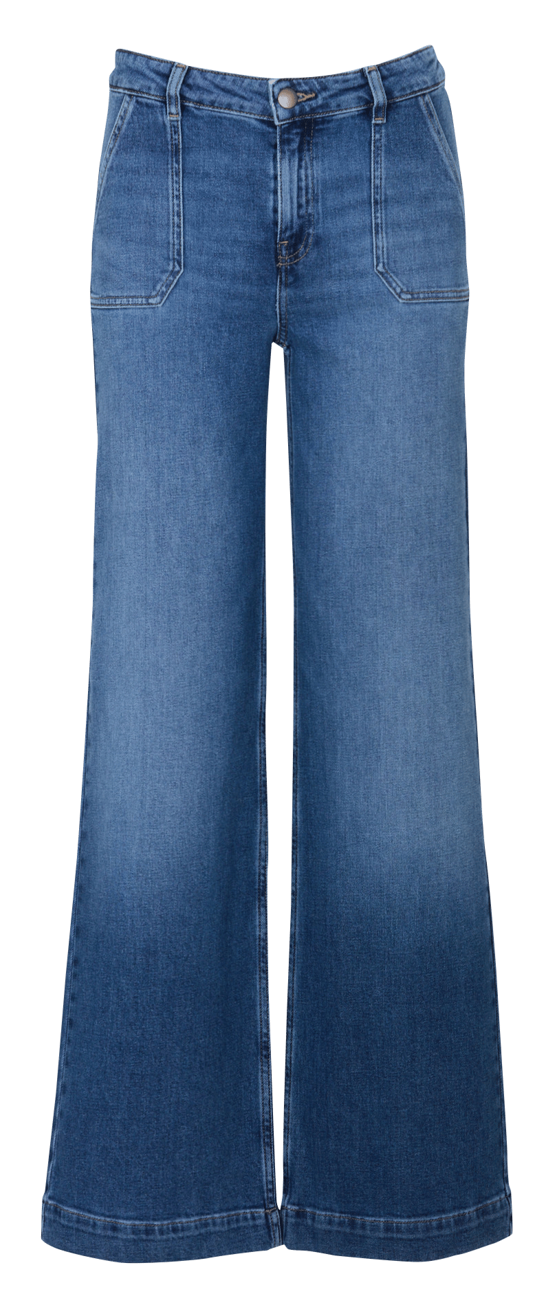 Wijde jeans - katoenblend MAISON 123 Blauw