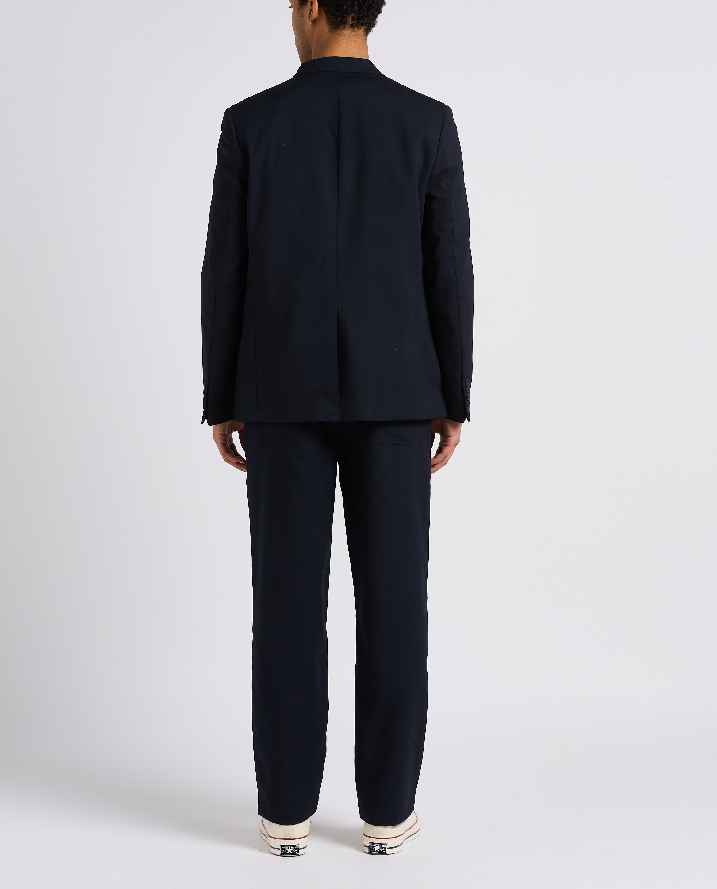 Straight buttoned jacquard blazer MINIMUM Blue