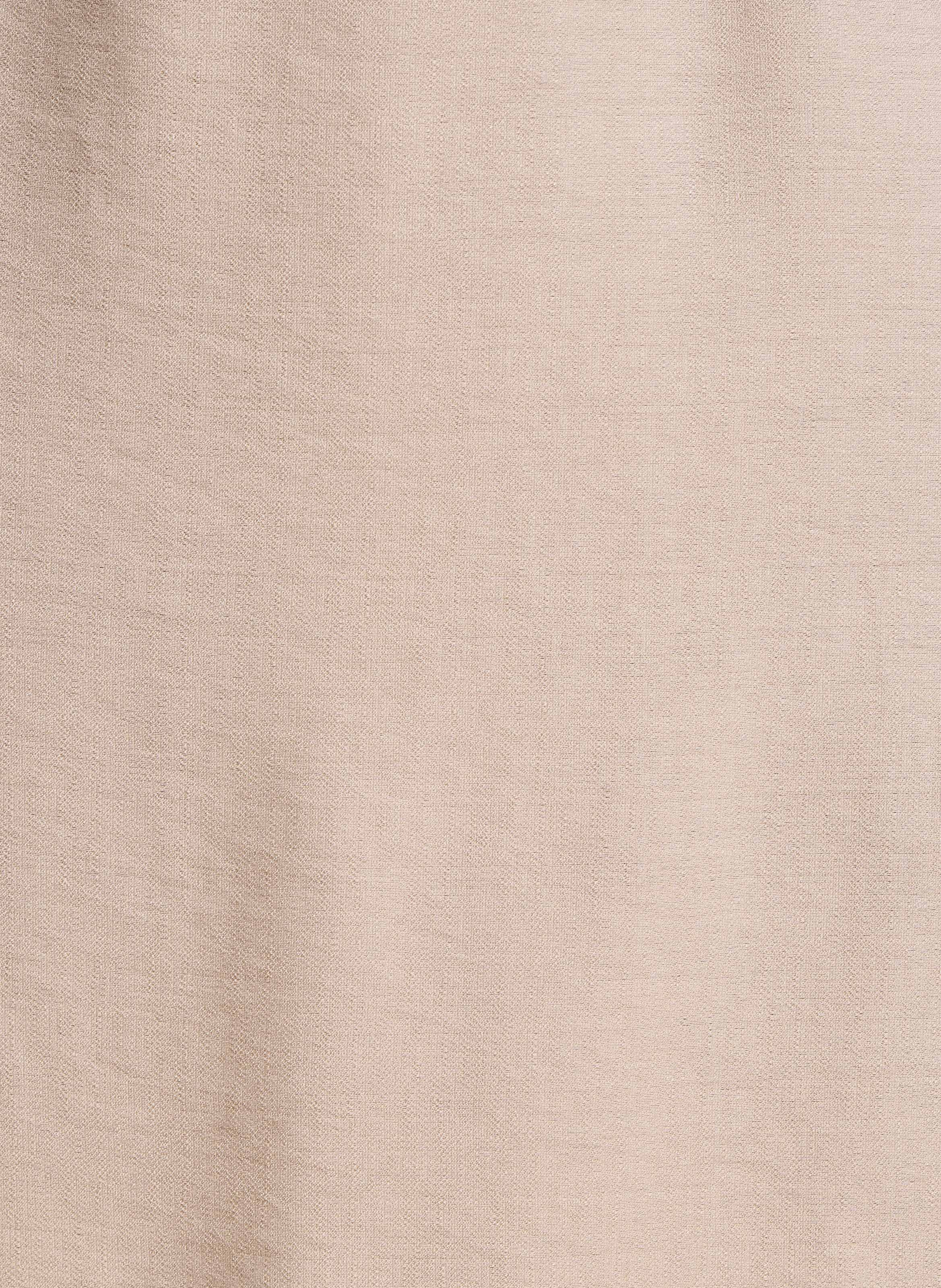 Robe midi col rond LA FEE MARABOUTEE Beige