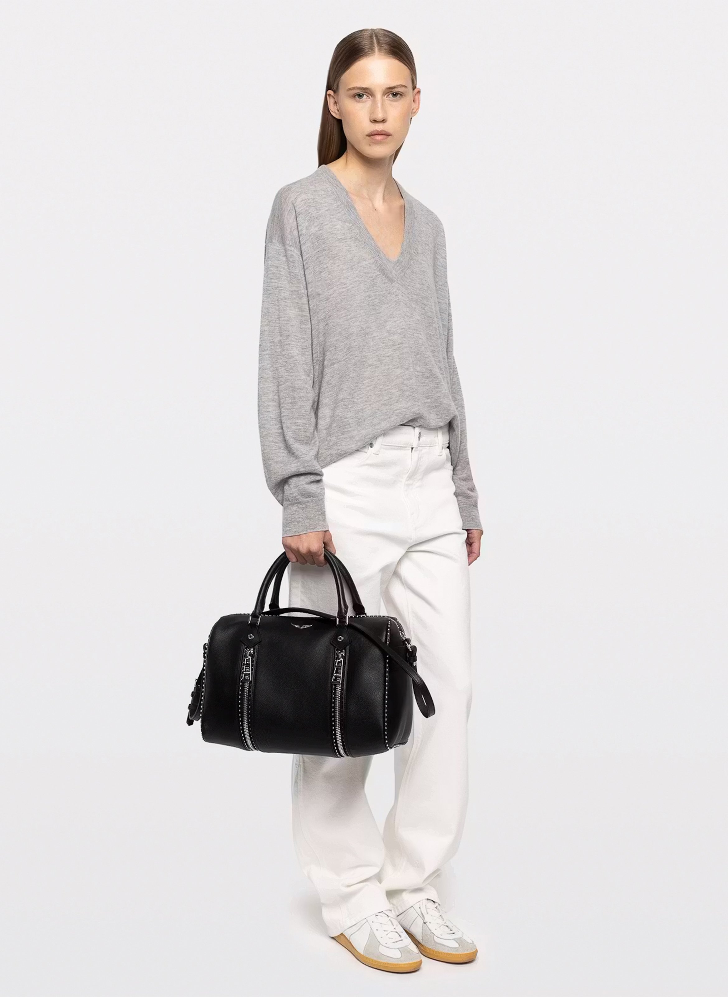 Leather tote bag ZADIG&VOLTAIRE Black