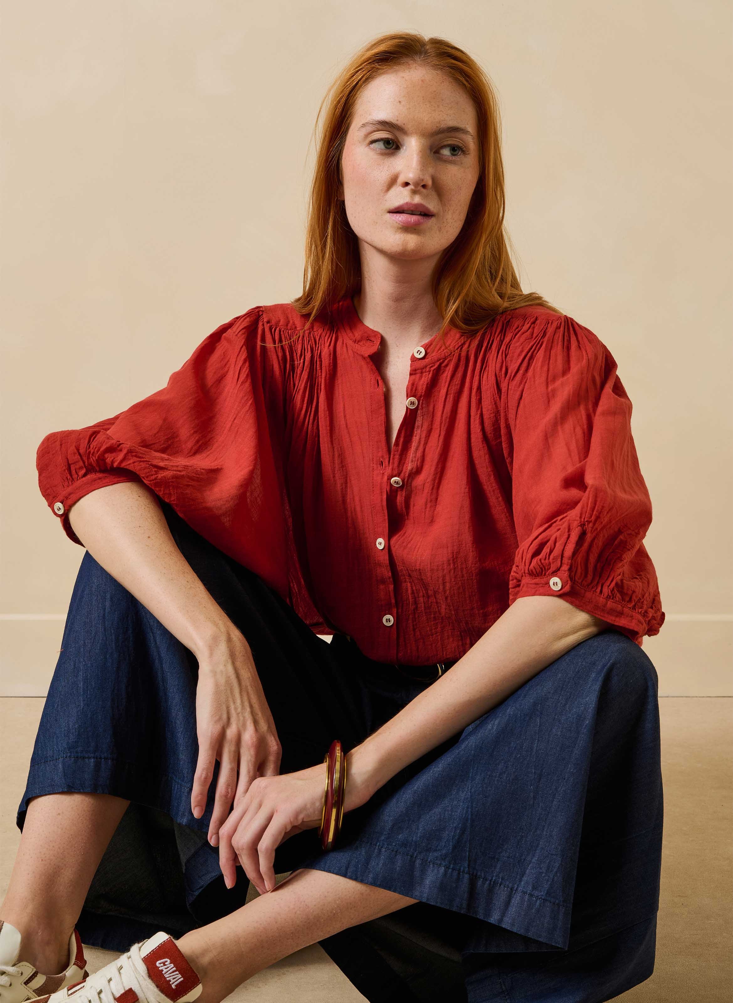 Oversized cotton shirt LA FEE MARABOUTEE