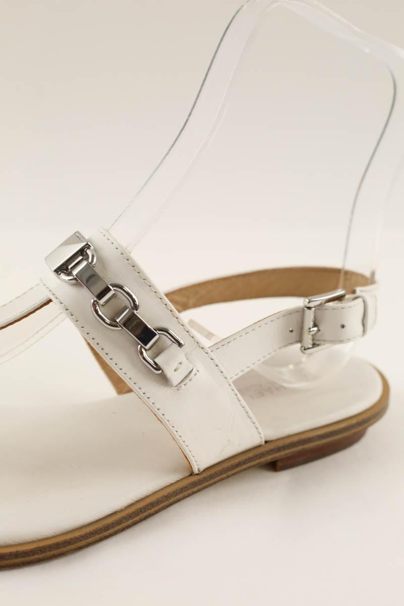 Faux leather sandals MICHAEL KORS - Seconde main White