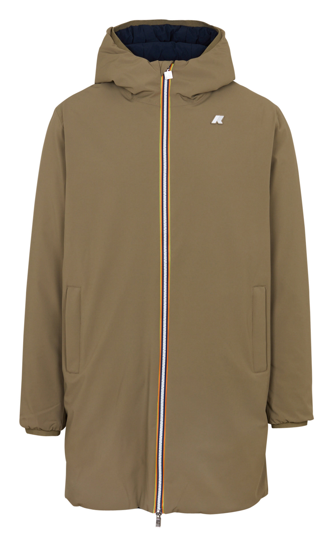 Veste droite col capuche  K-WAY Multicolore