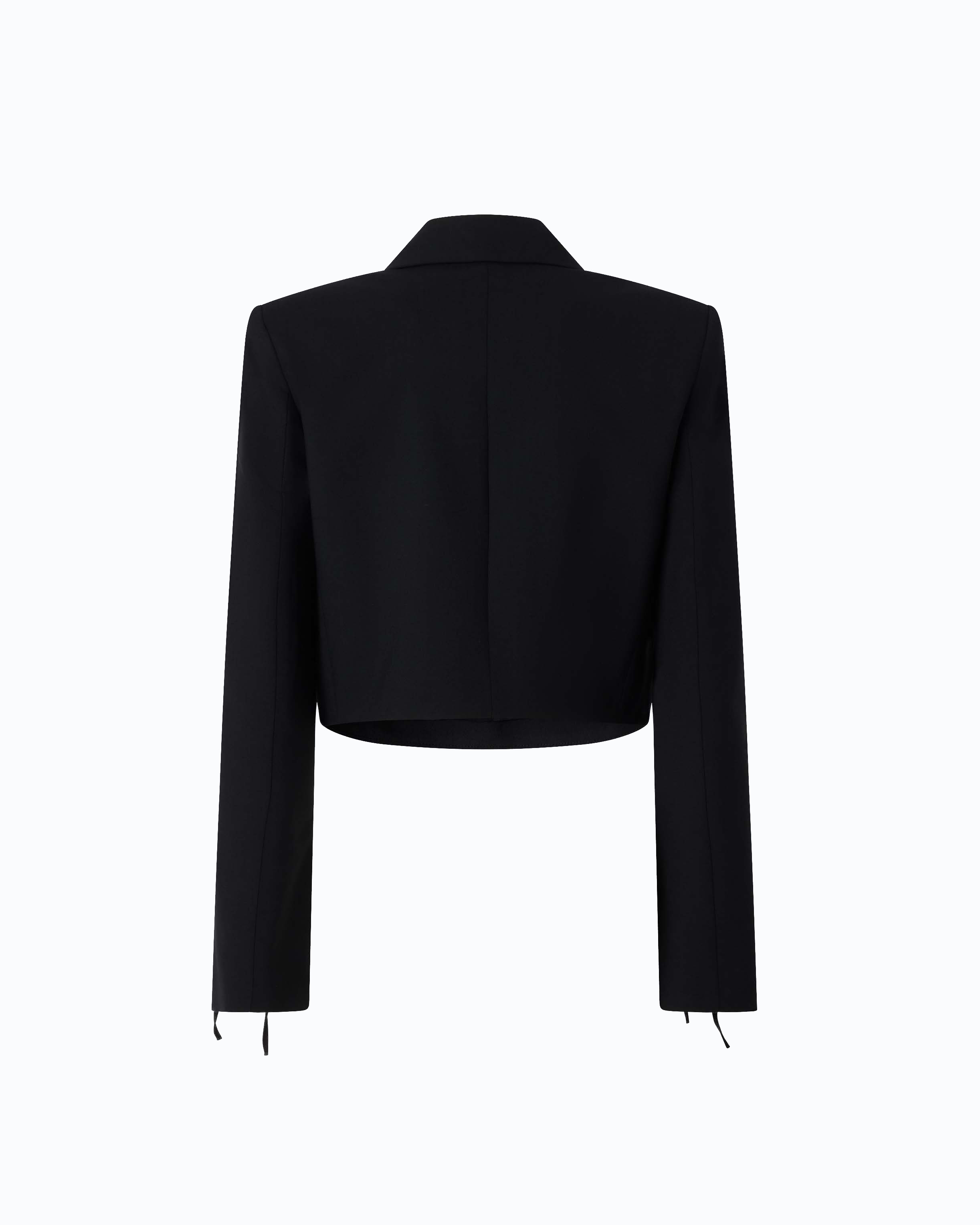 Lace-Up Spencer Jacket with Slits PINKO Black
