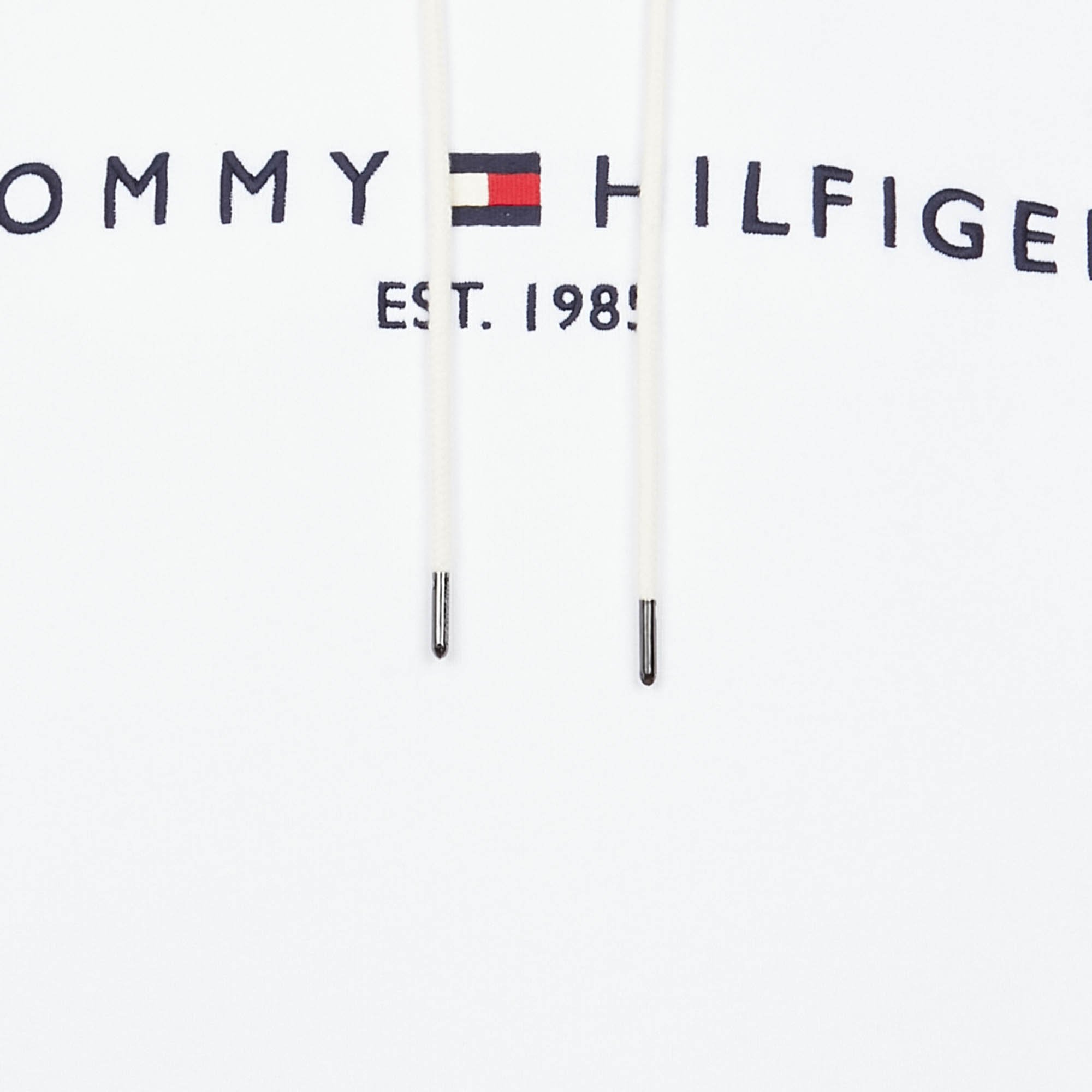 Kapuzensweatshirt aus Baumwoll-Mix, Regular Fit Weiss