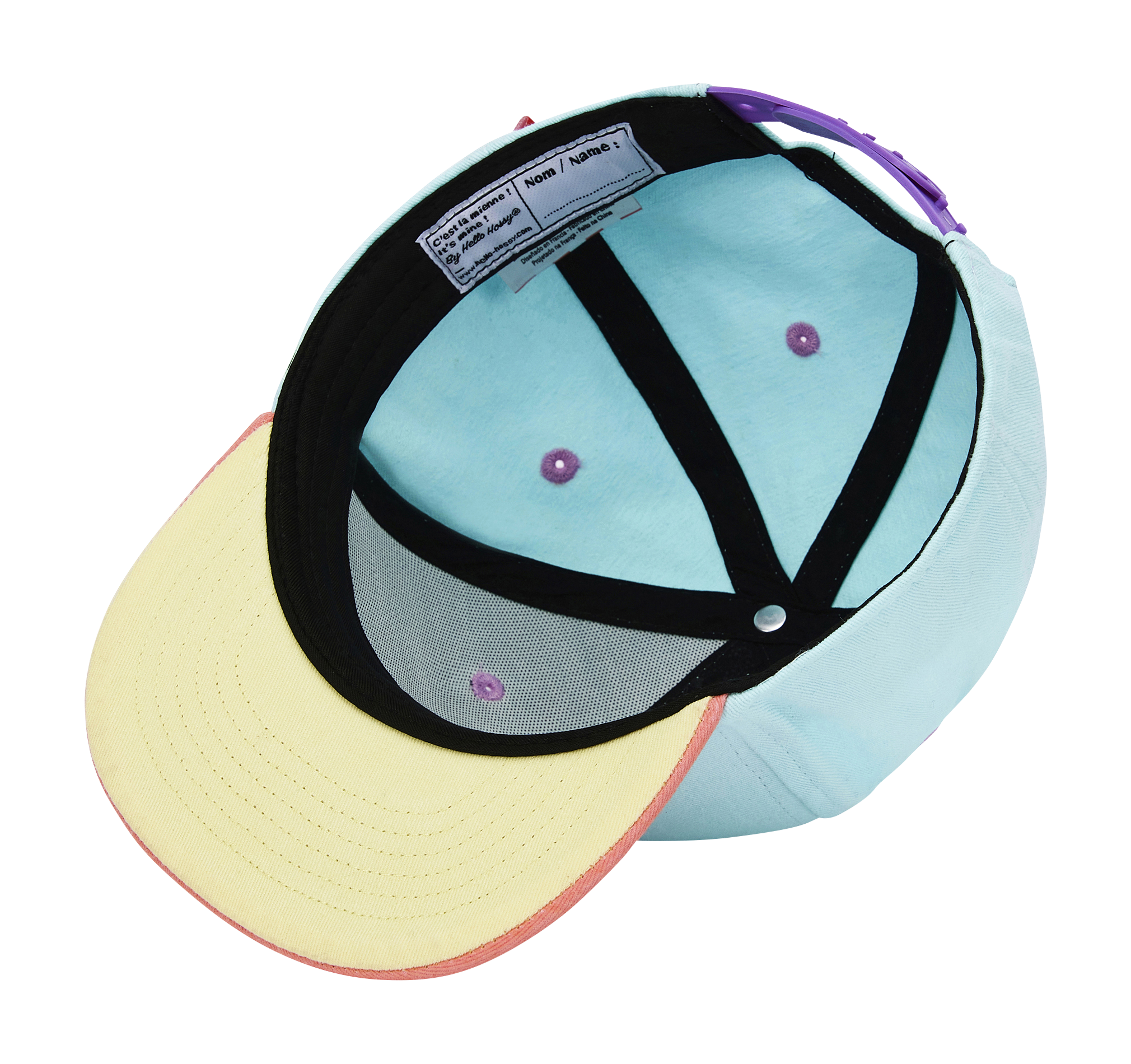 Cotton cap HELLO HOSSY Blue