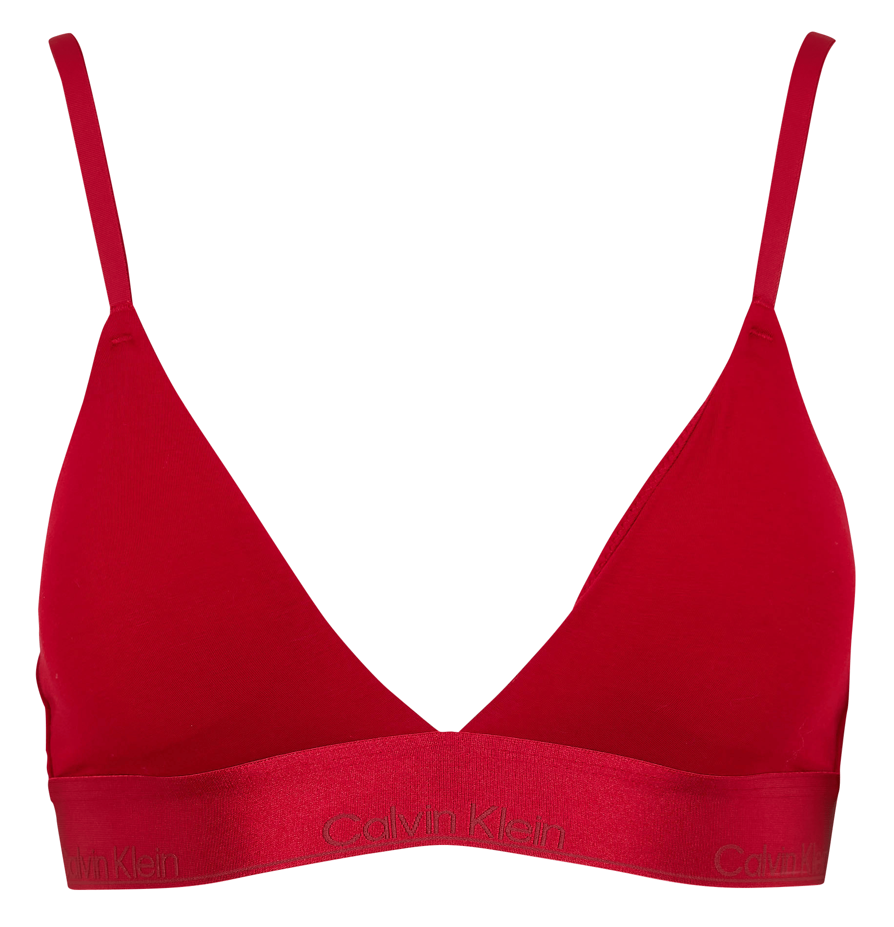 Triangle Bra In Blended Organic Cotton Juneberry Calvin Klein Underwear ...