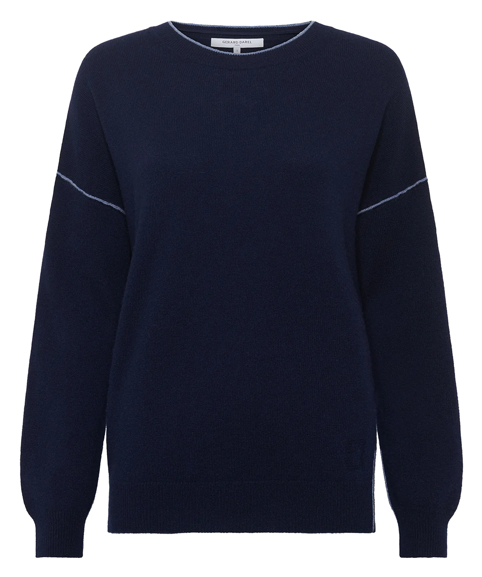 Pull ample en cachemire GERARD DAREL Bleu