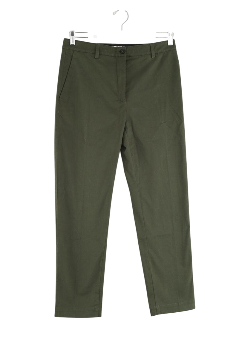 Cotton chinos KENZO - SECONDE MAIN Khaki