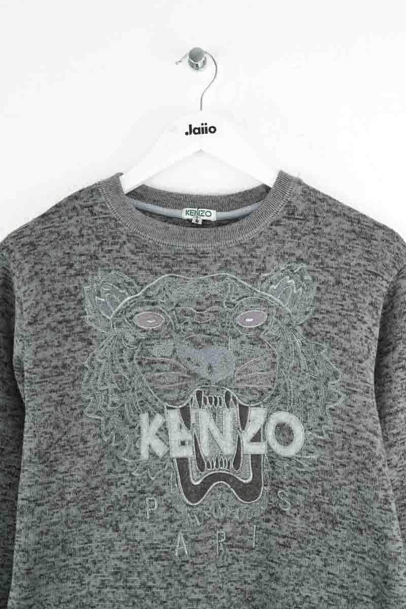 Cotton sweater KENZO - SECONDE MAIN Grey