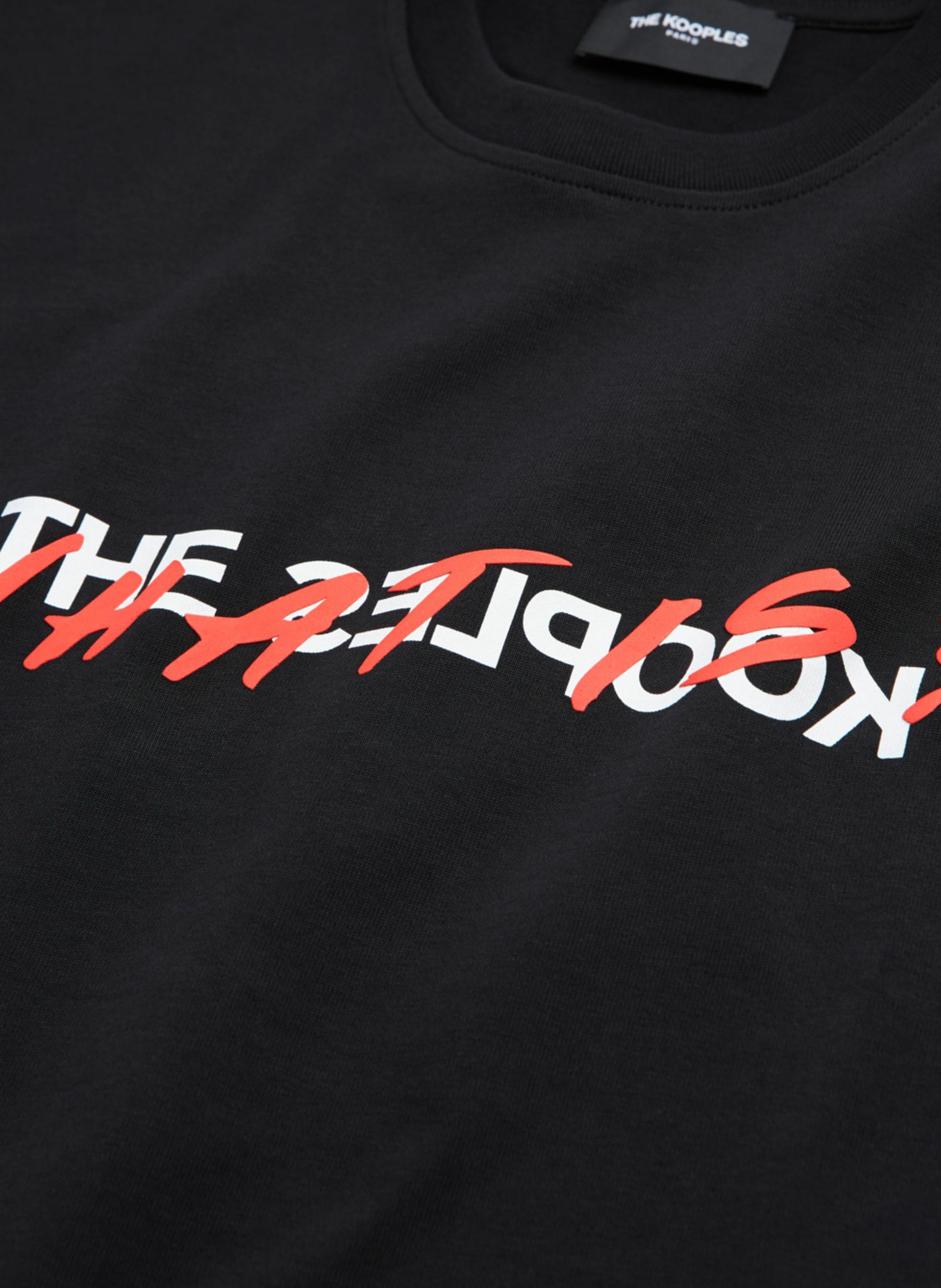 Printed logo T-shirt THE KOOPLES Black