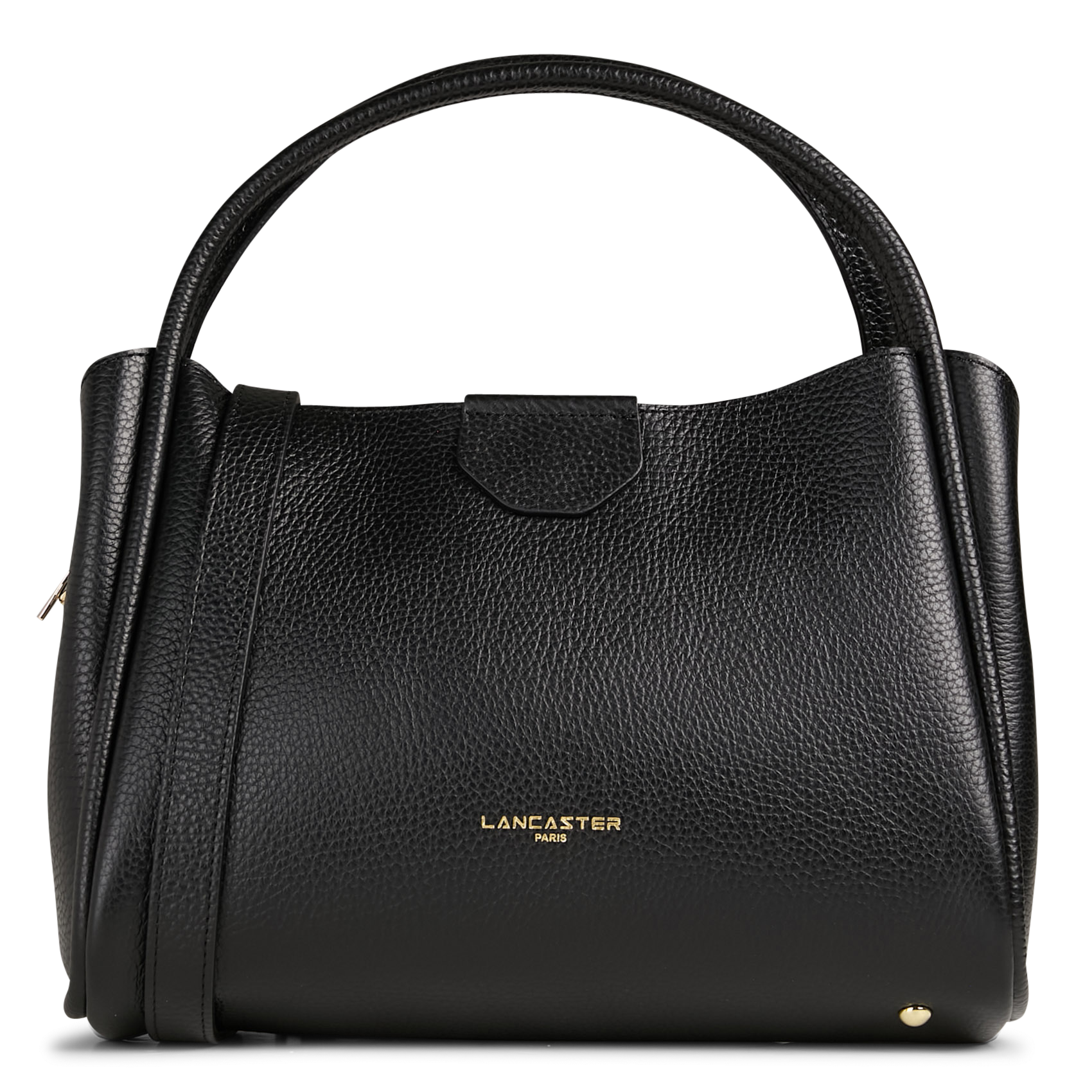 Sac à main en cuir LANCASTER PARIS Noir