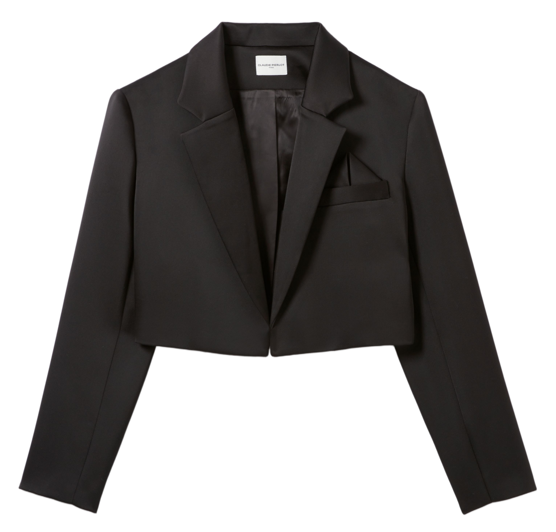 Veste col tailleur CLAUDIE PIERLOT Noir