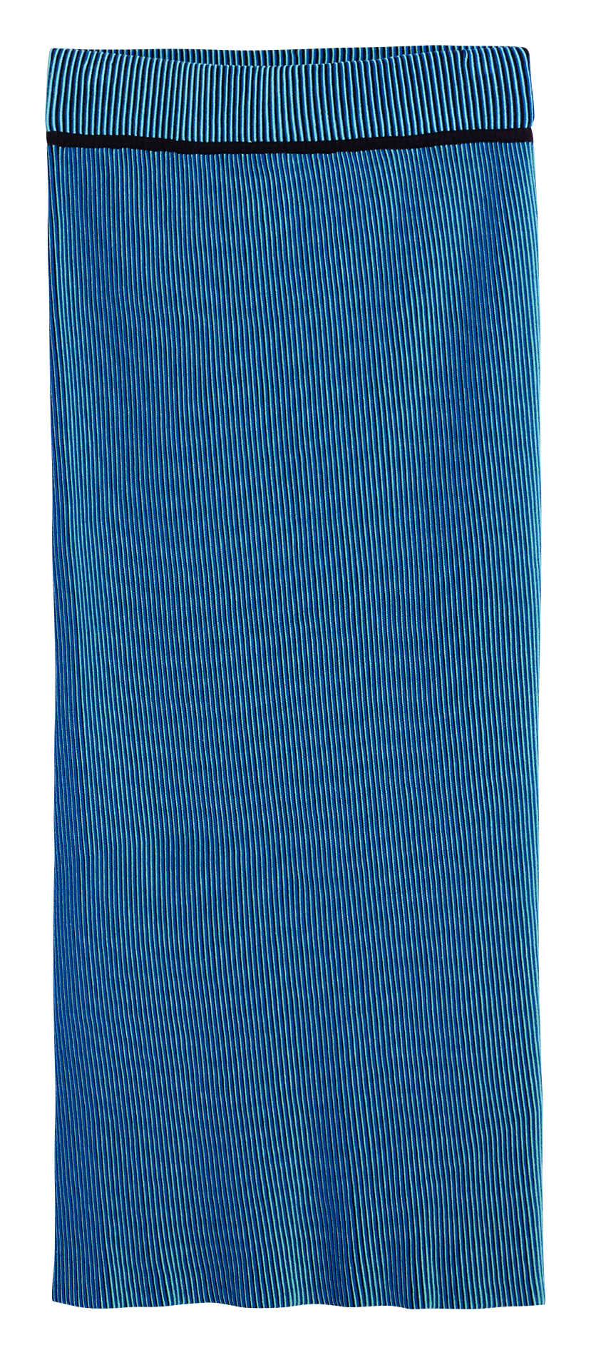 Striped midi tube skirt DESIGUAL Blue