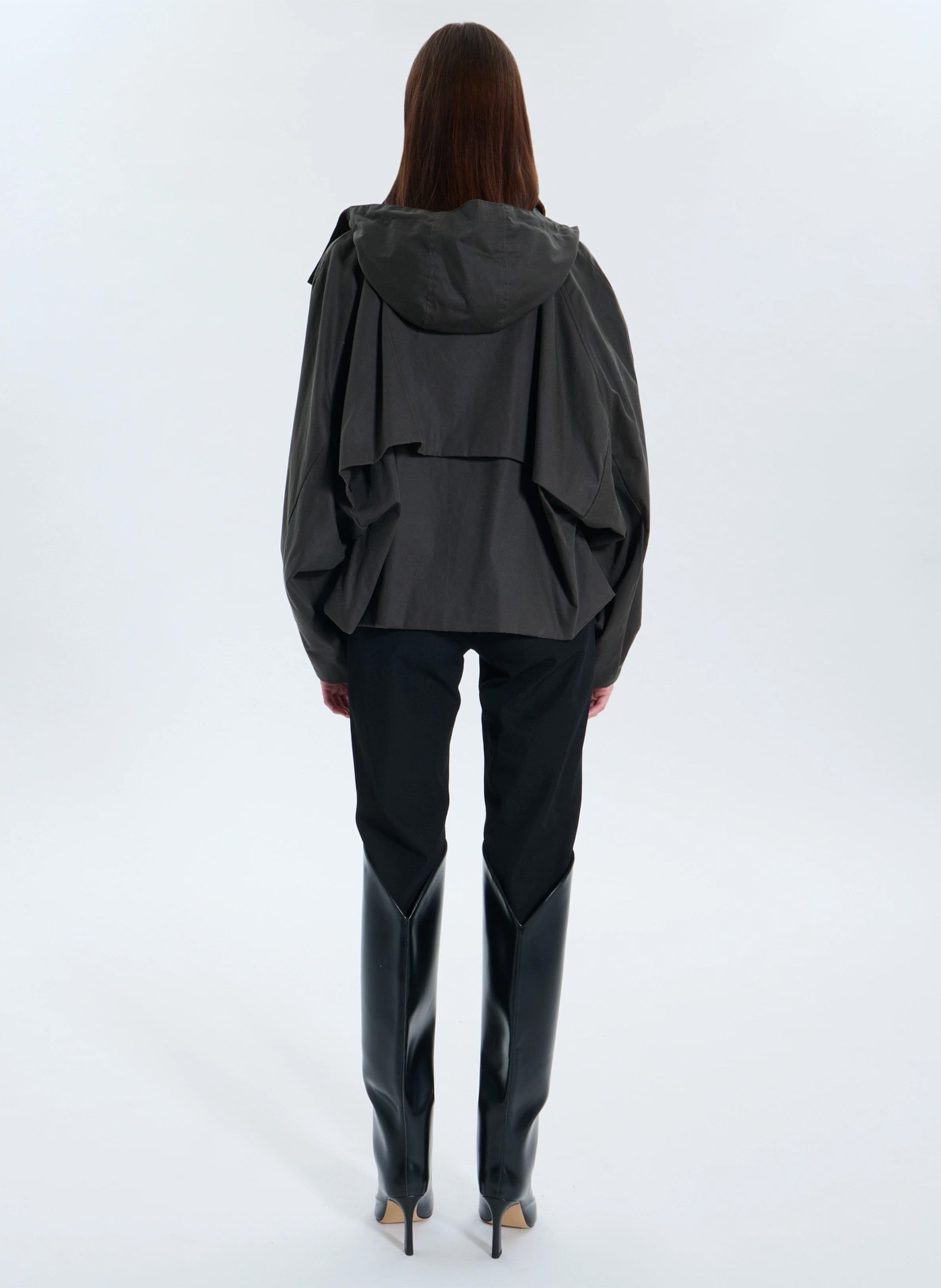 Parka oversize en coton ZAPA Kaki