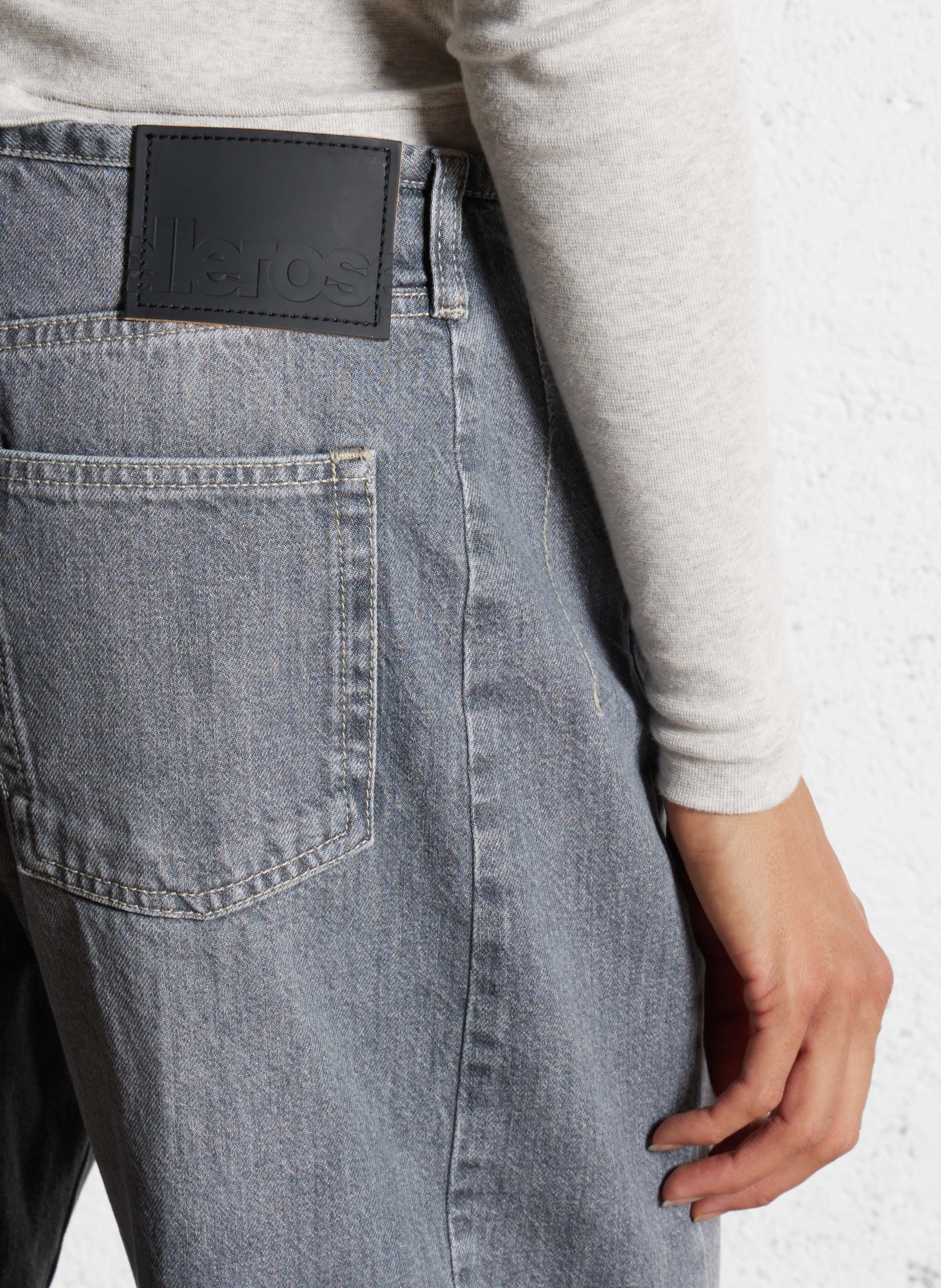 Jean ballon en coton BELLEROSE Gris