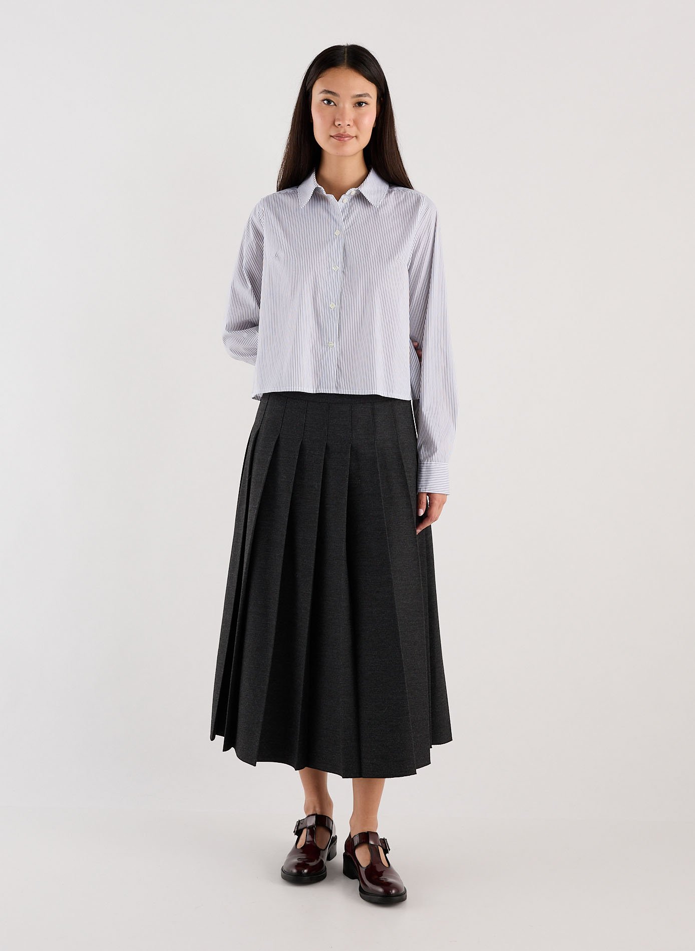 Chemise courte droite à rayures SAISON 1865 Multicolore