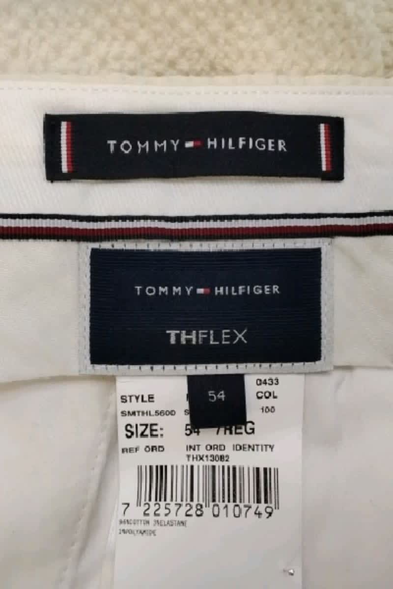 Carrot trousers TOMMY HILFIGER - SECONDE MAIN Beige