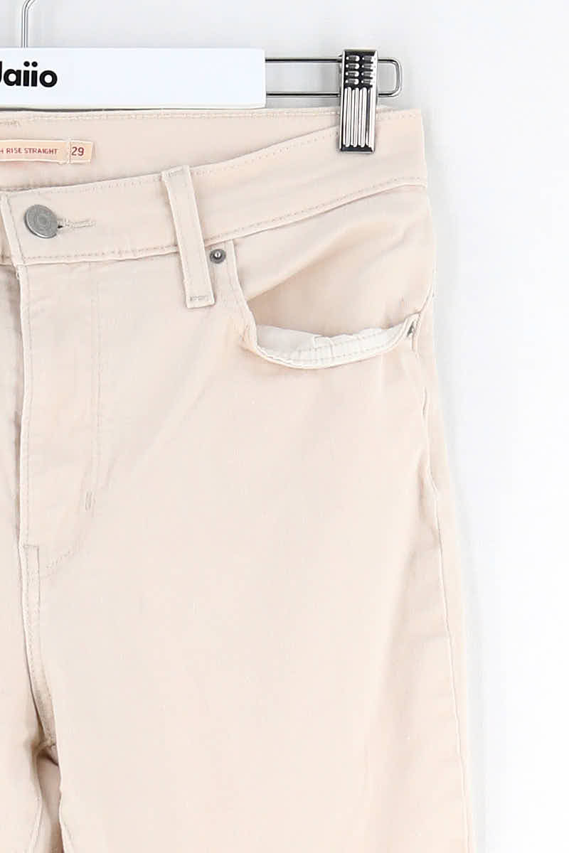 - Straight-leg jeans
- 5 pockets
- Straight cut
- Faded effect LEVI'S - Seconde main Beige