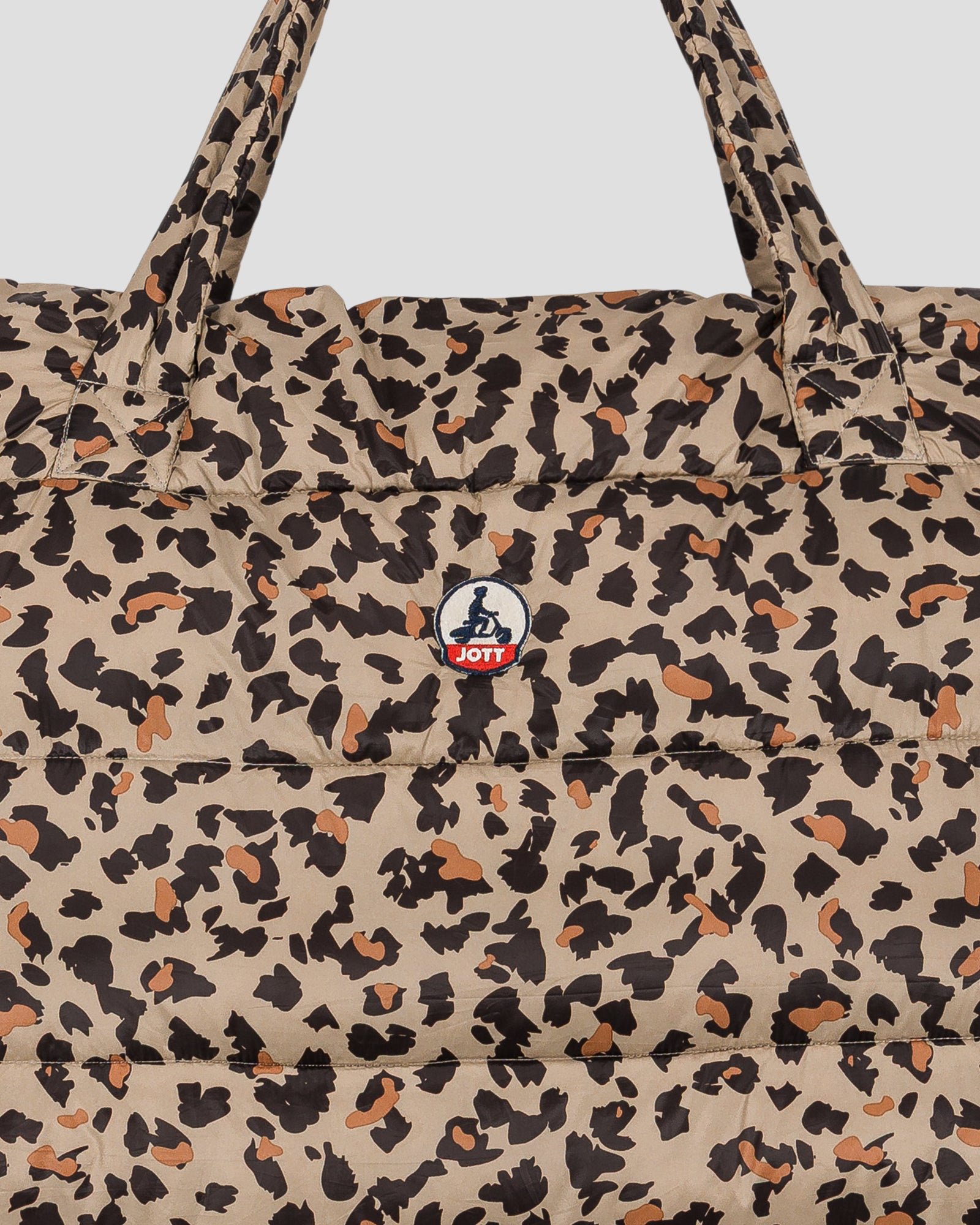 Maxi totebag Leina print JOTT Brown