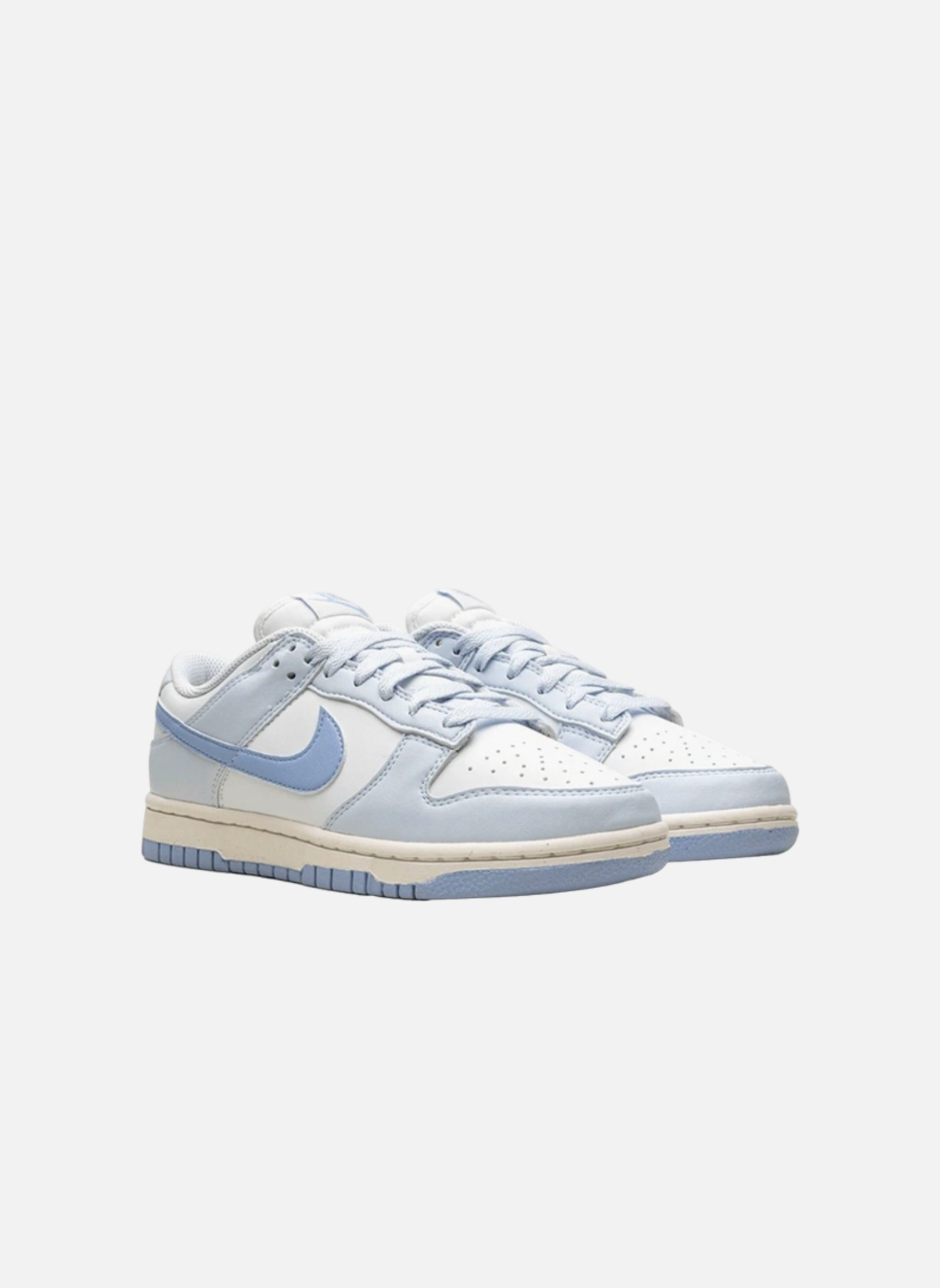 Leather low-top sneakers NIKE Blue