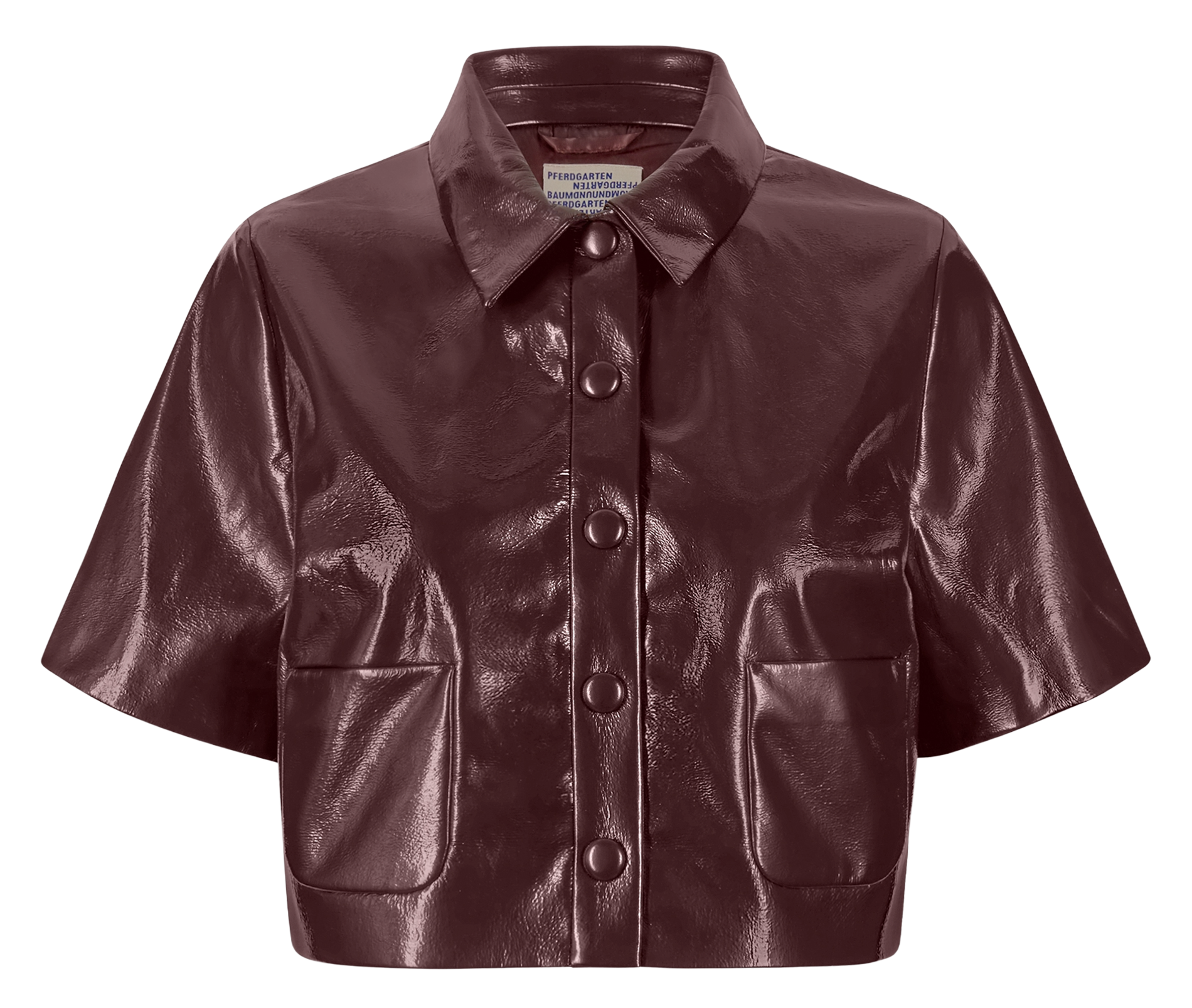 Veste droite col classique BAUM UND PFERDGARTEN Rouge