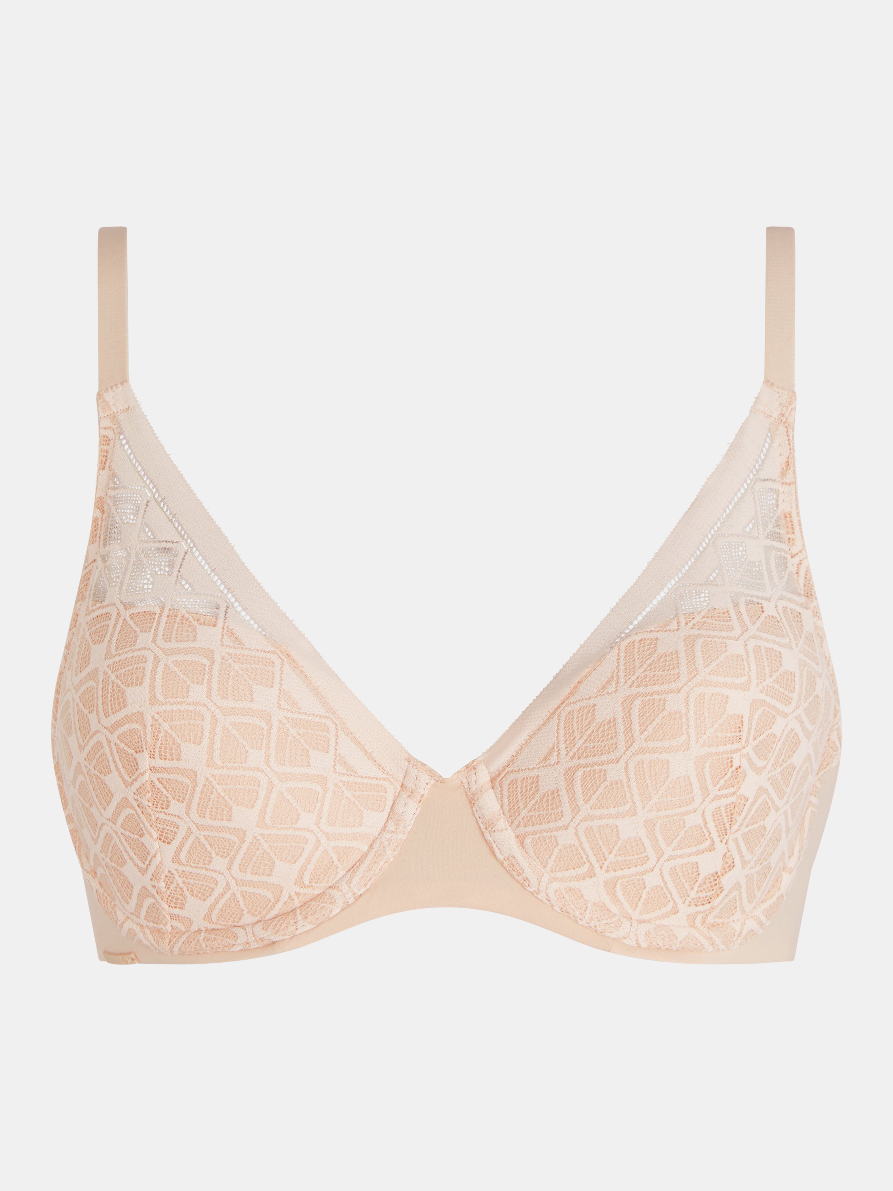 Memory foam half-cup bra CHANTELLE Beige