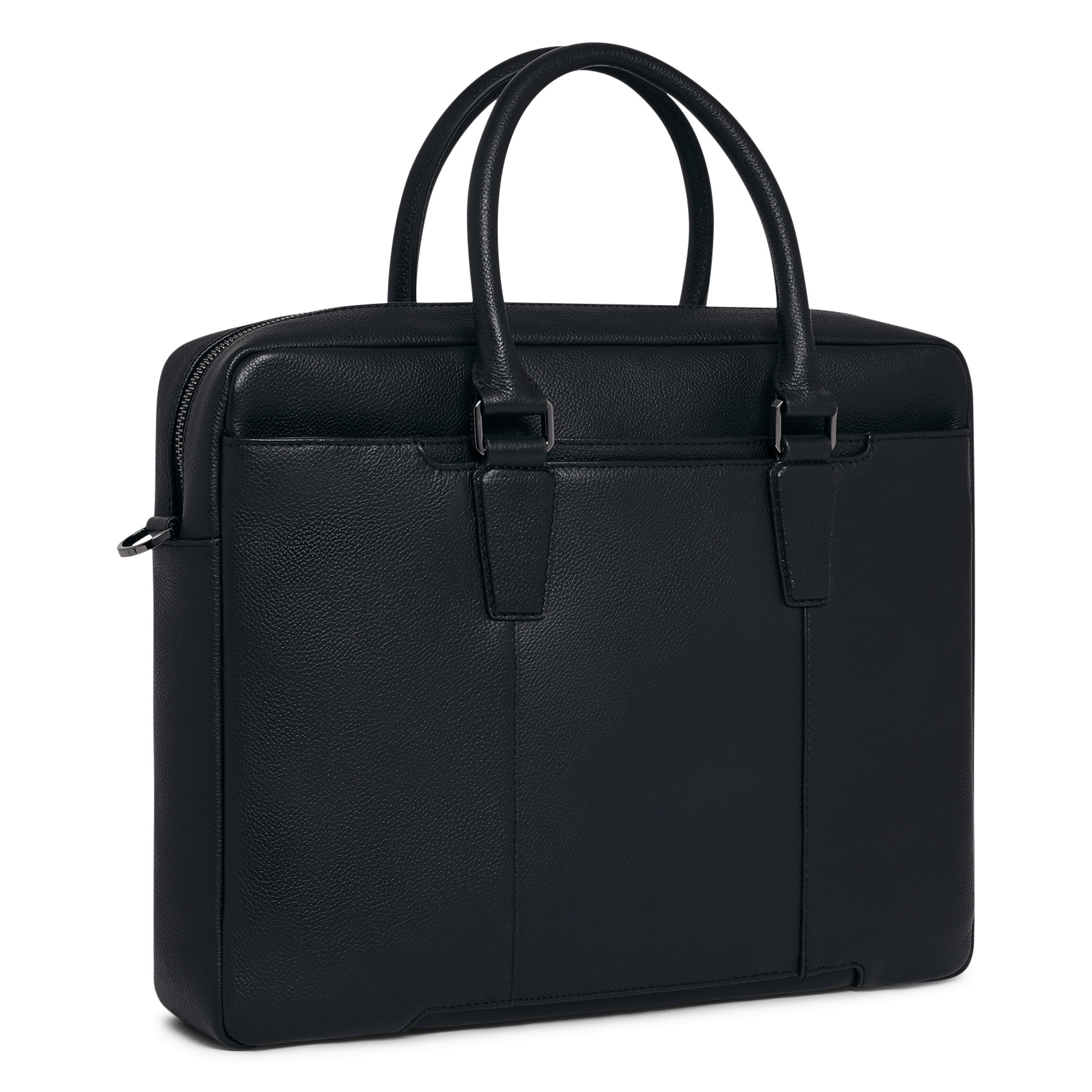 Porte-documents en cuir LE TANNEUR Noir