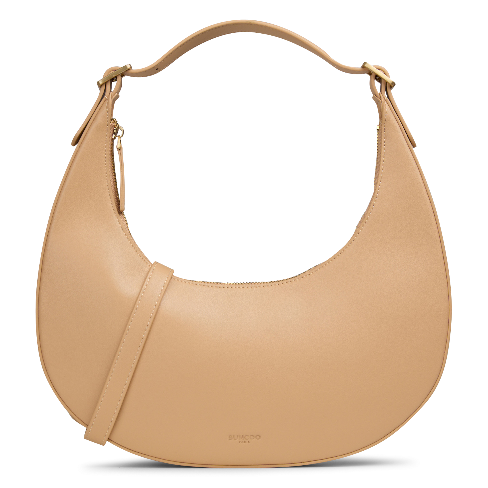 Capriccio - Hobo-Bag, aus Leder SUNCOO Beige