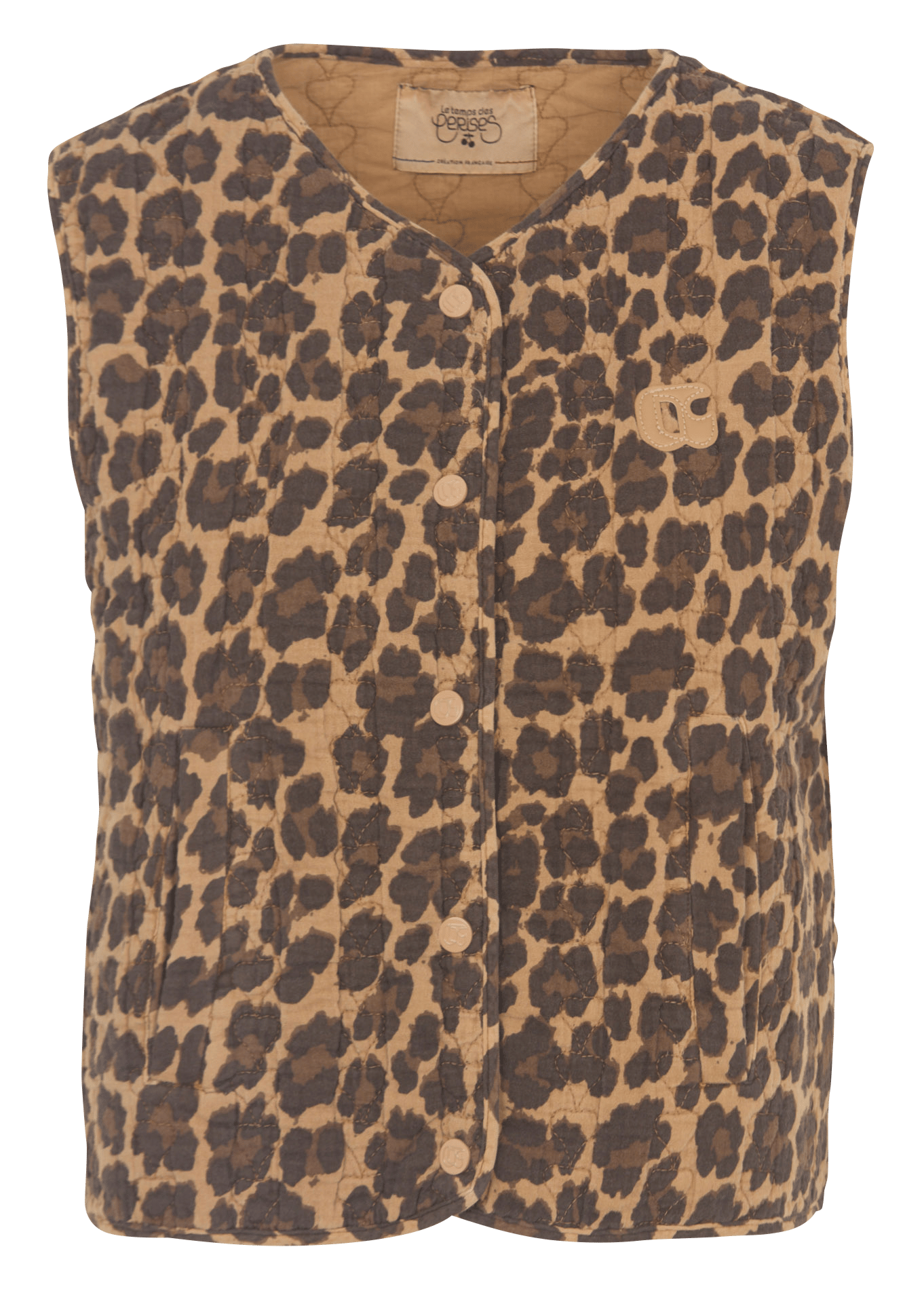 Bedruckte Jacke mit Rundhalsausschnitt LE TEMPS DES CERISES Blau