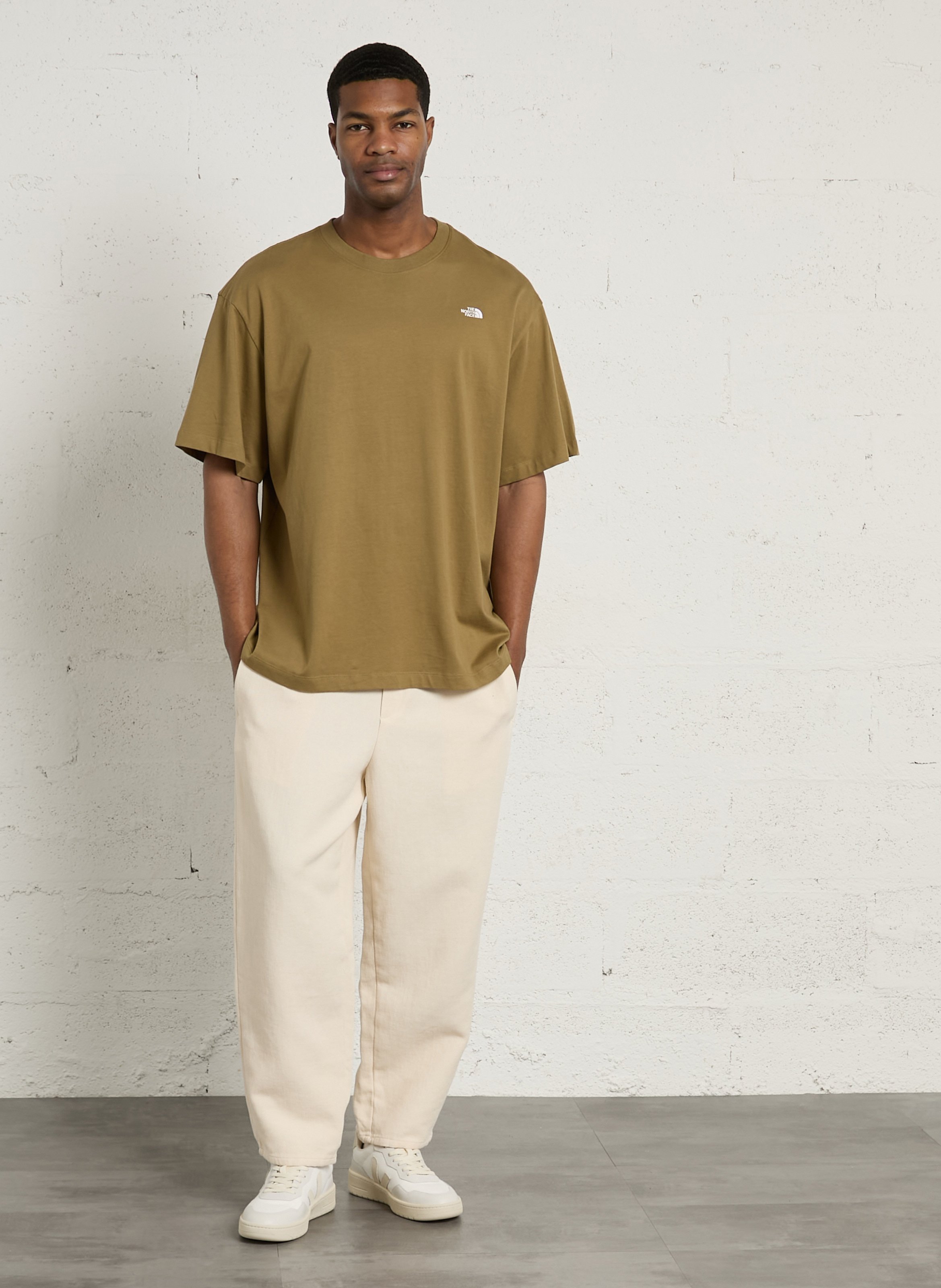 Tee-shirt oversize en coton THE NORTH FACE Marron