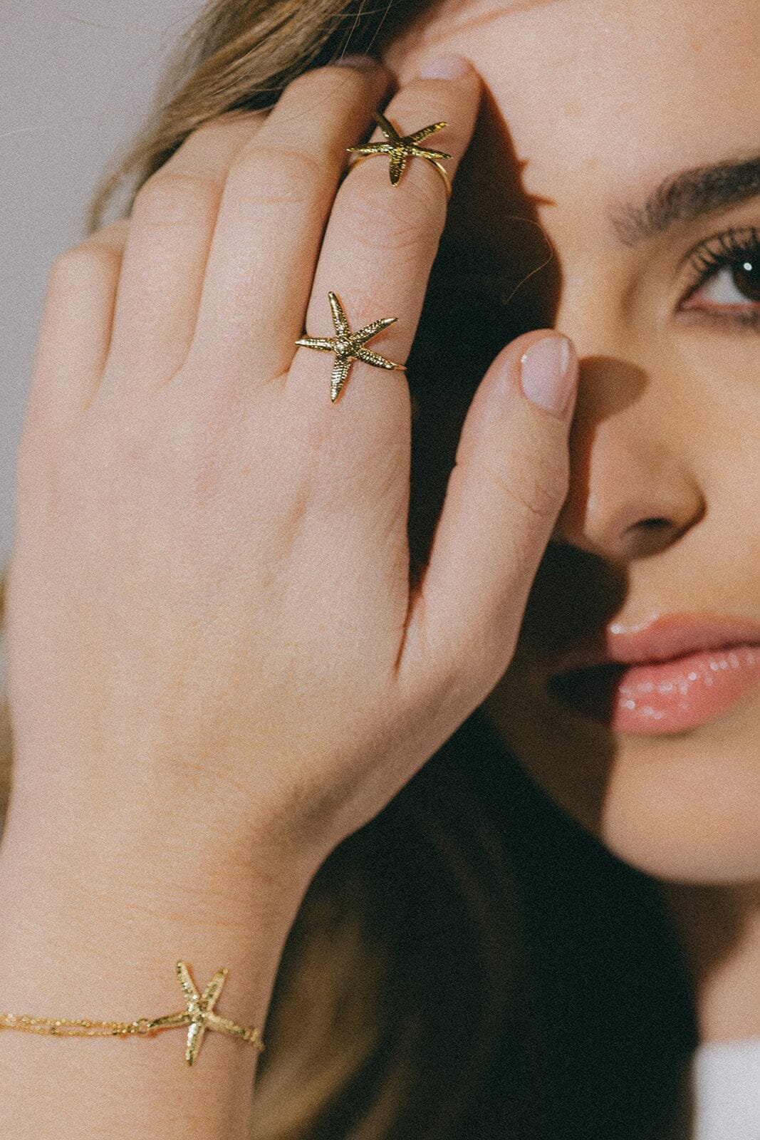 Gold-plated star bracelet MONSIEUR SIMONE Silver