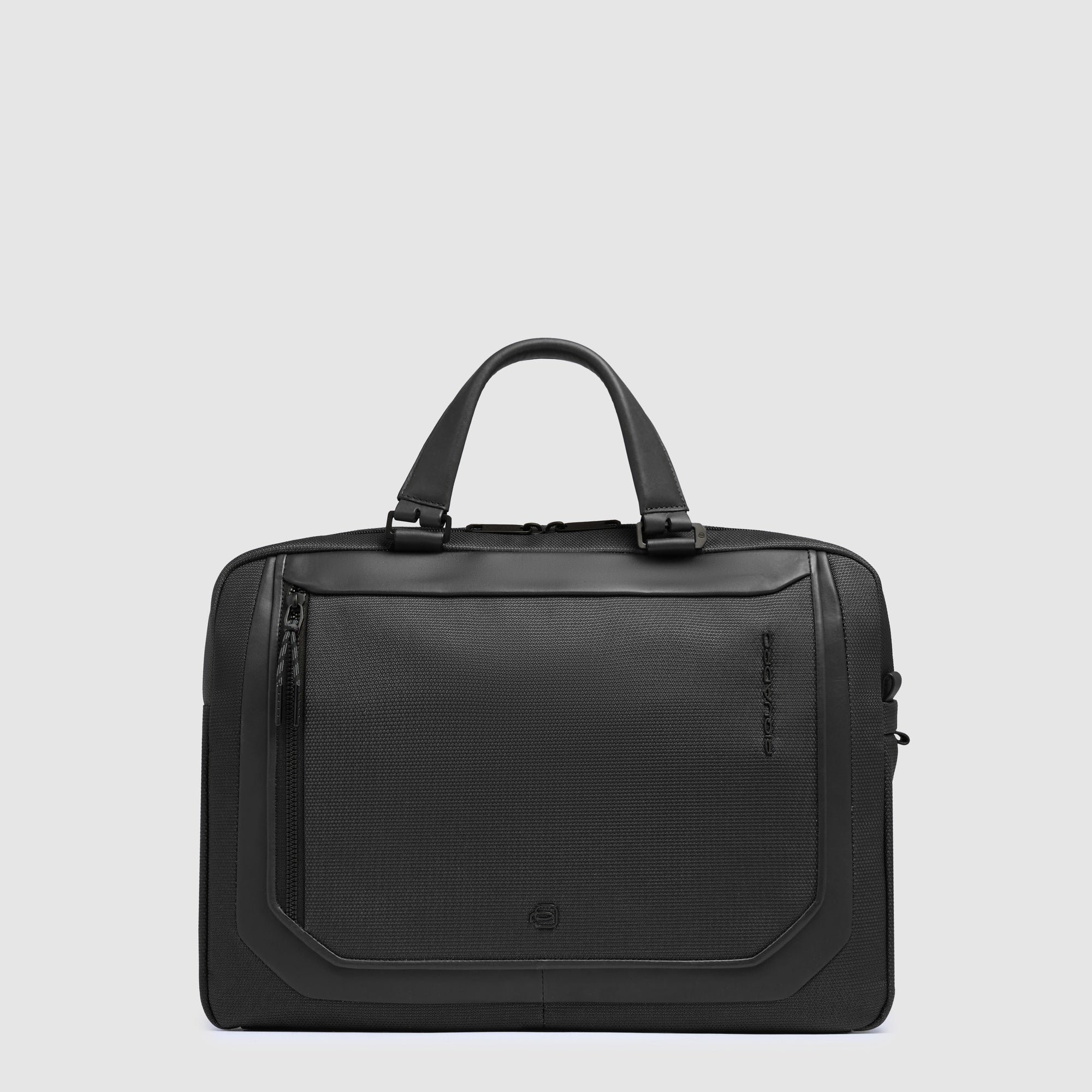 15.6" Recycled Fabric Laptop Bag PIQUADRO Black