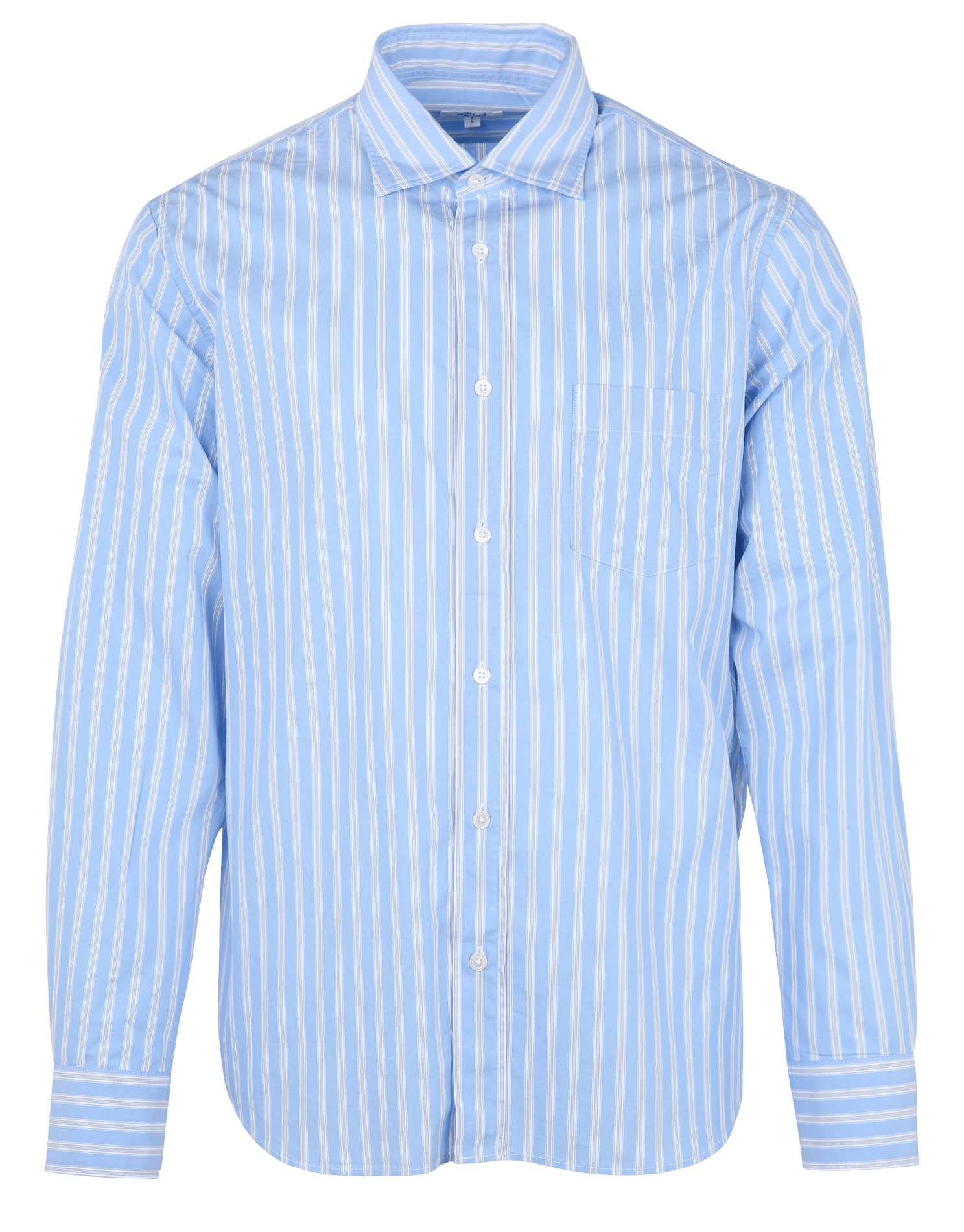 Chemise à rayures col classique HARTFORD Bleu