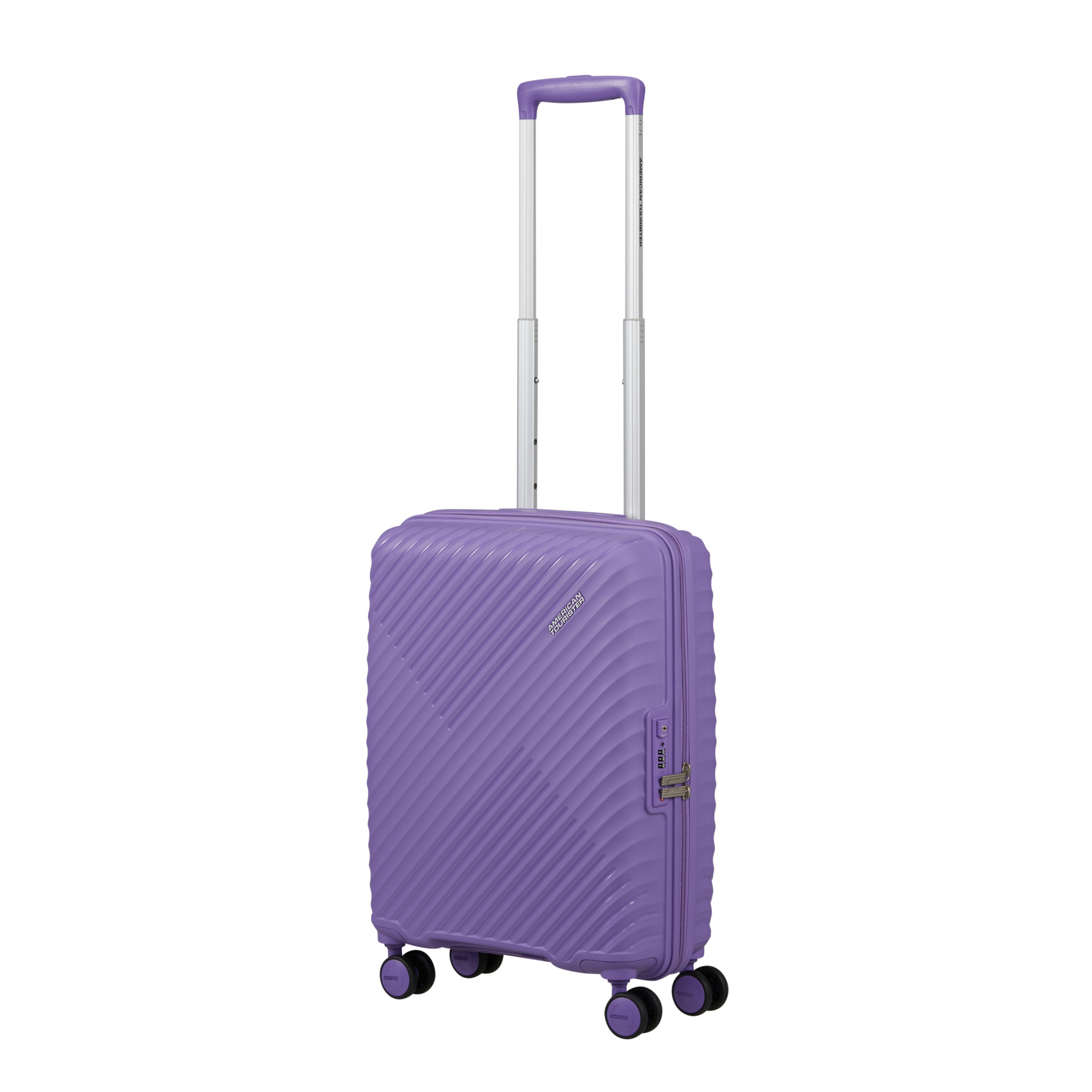 Diablast 4-wheel carry-on suitcase size S Purple