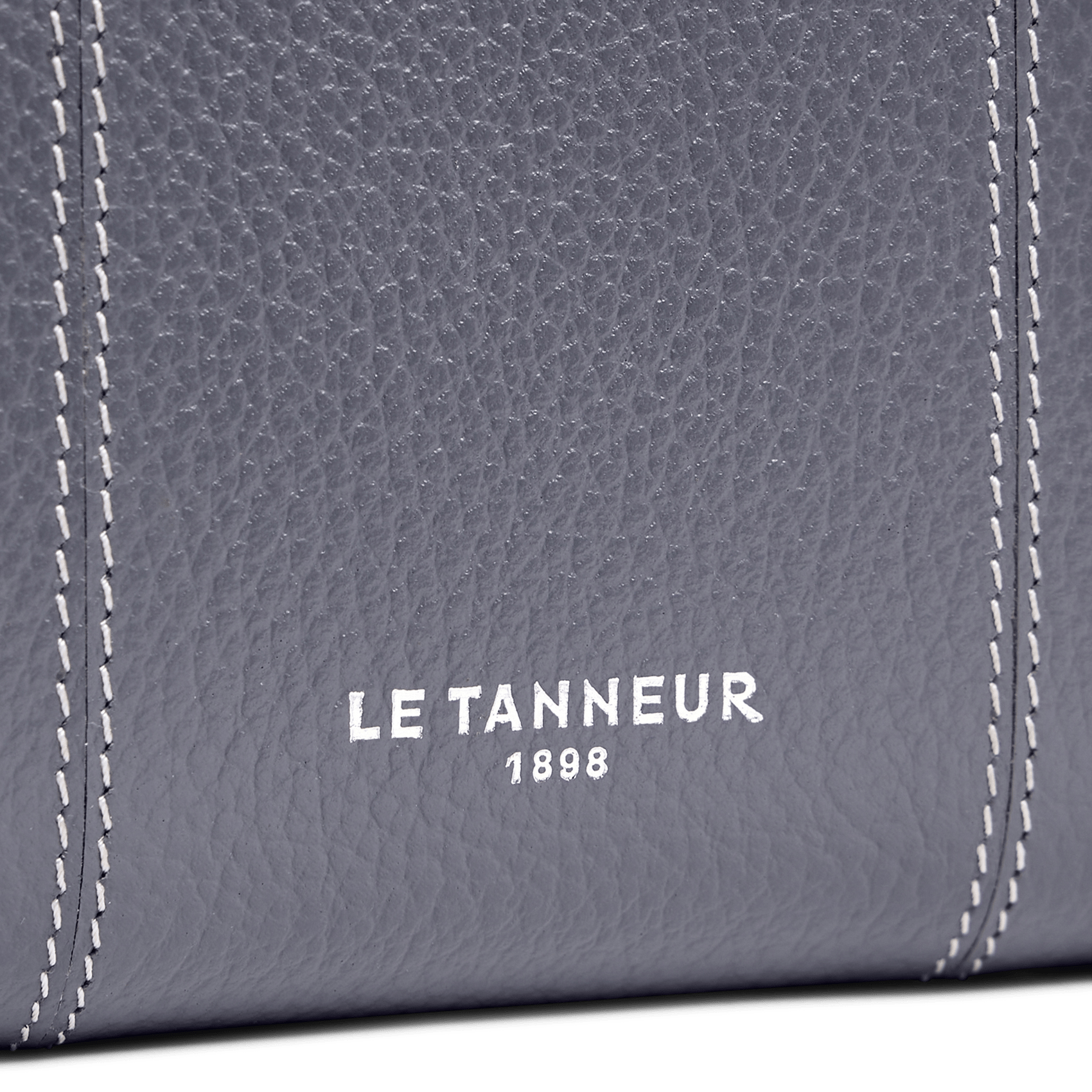 Portefeuille en cuir de vachette LE TANNEUR Bleu