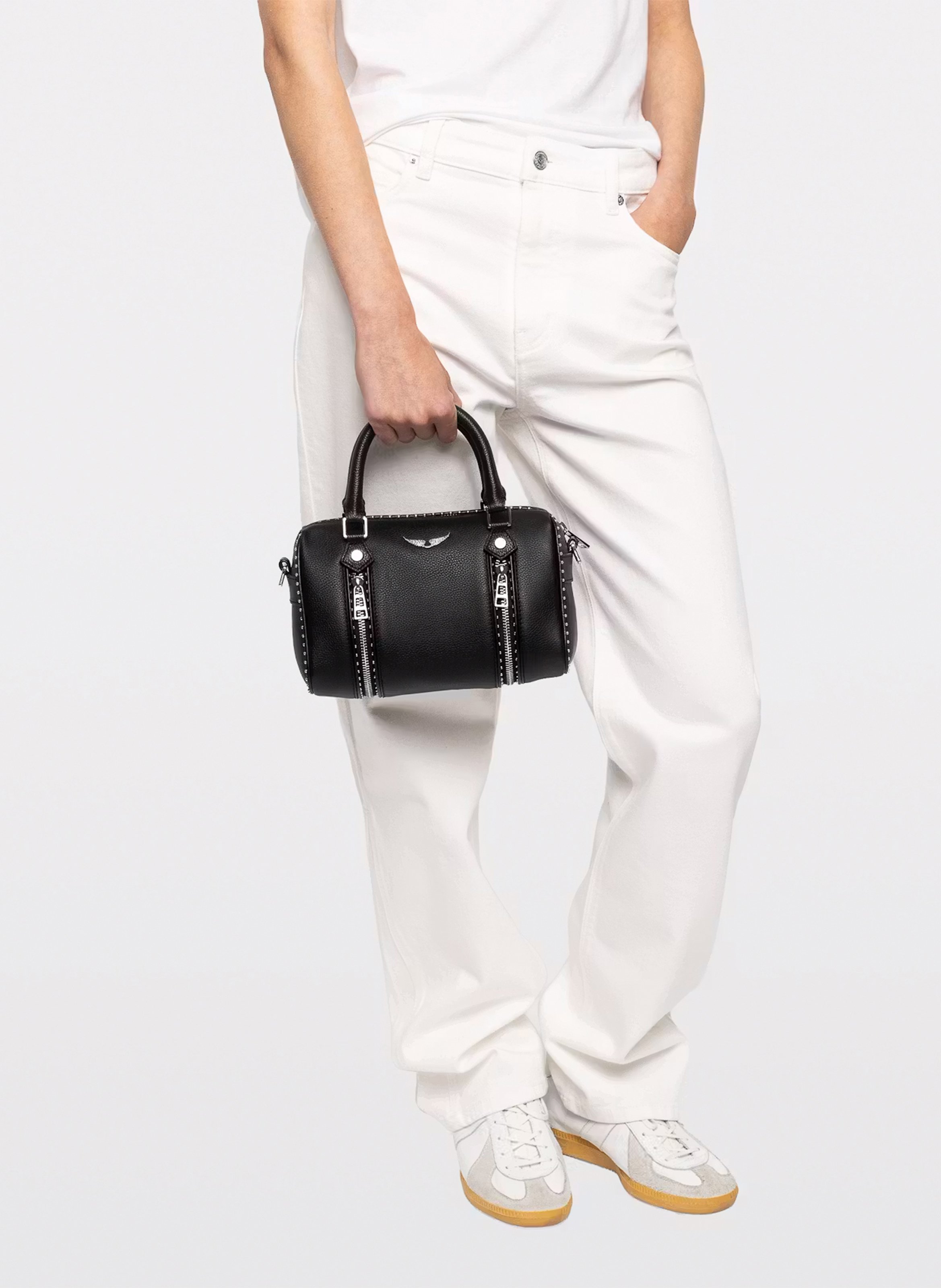 Leather tote bag ZADIG&VOLTAIRE Black
