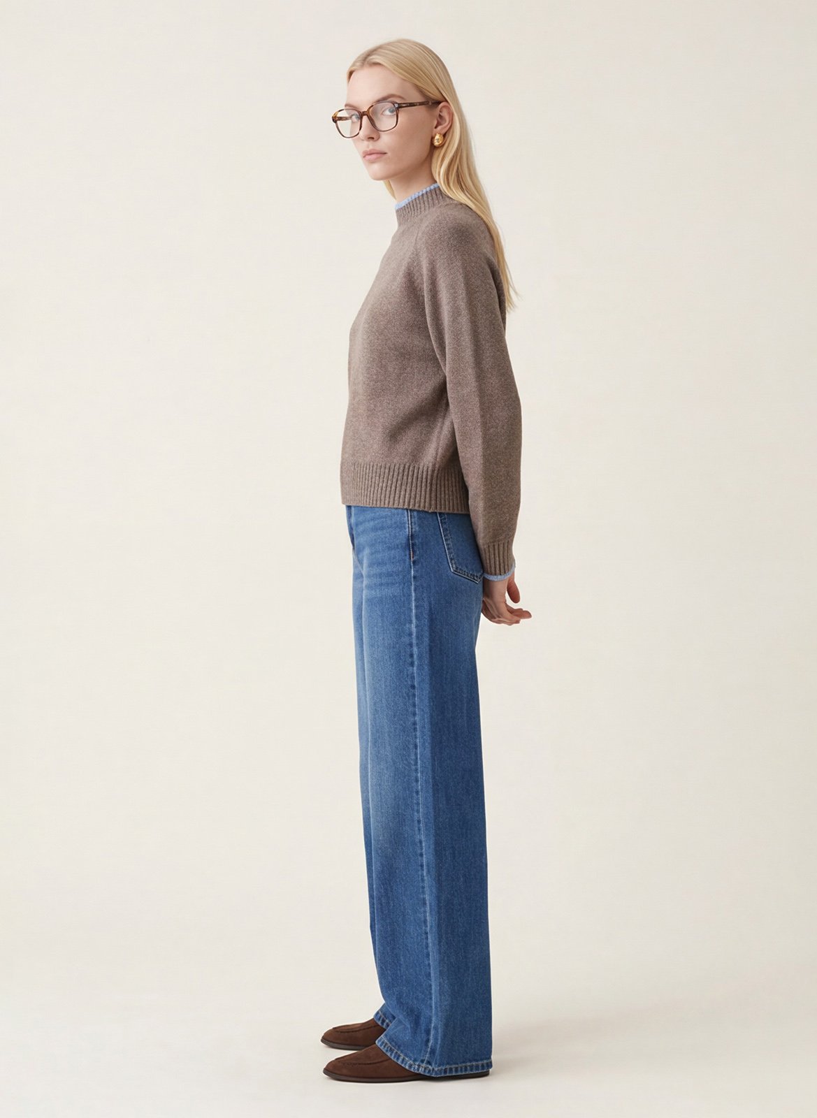 Straight Cut Jeans aus Baumwolle KOOKAI Blau
