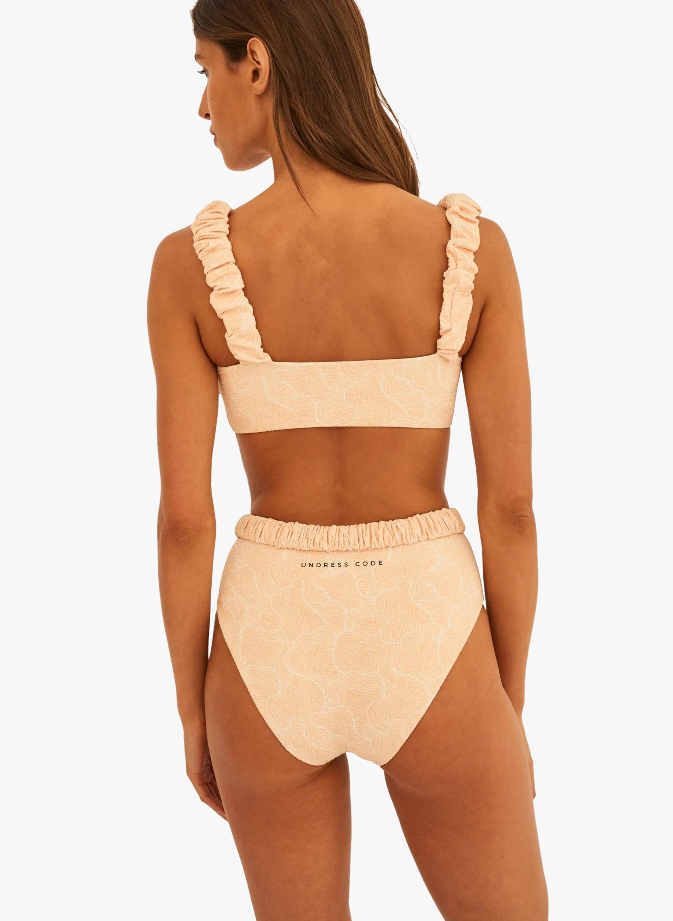 Bas de maillot de bain taille haute  UNDRESS CODE Jaune