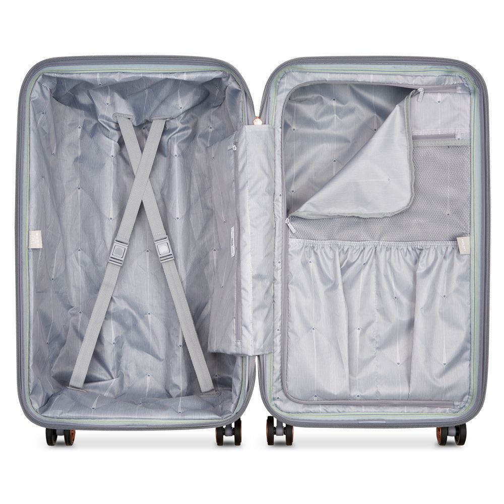 Rigid hold suitcase DELSEY PARIS Grey