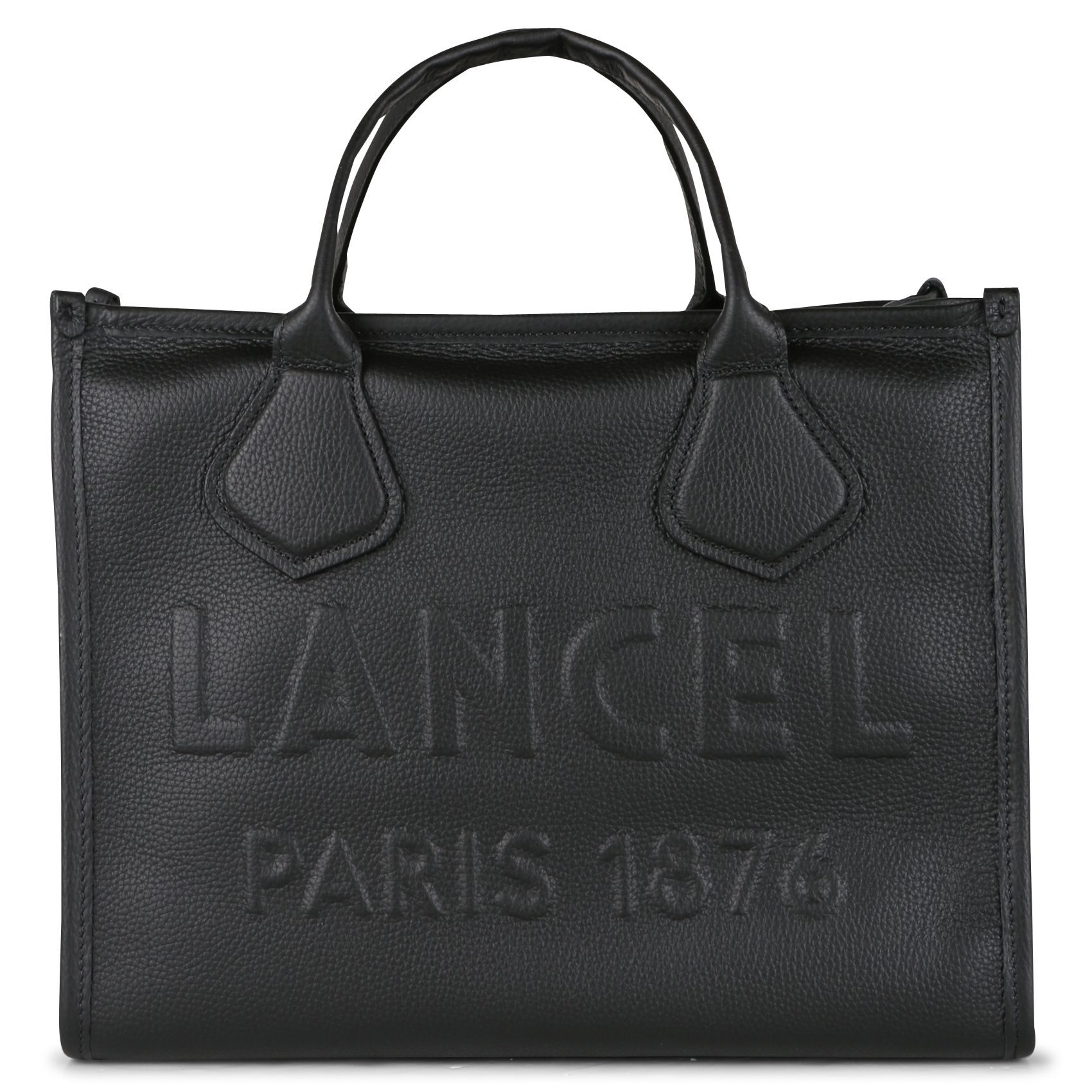 Cabas en cuir LANCEL Noir