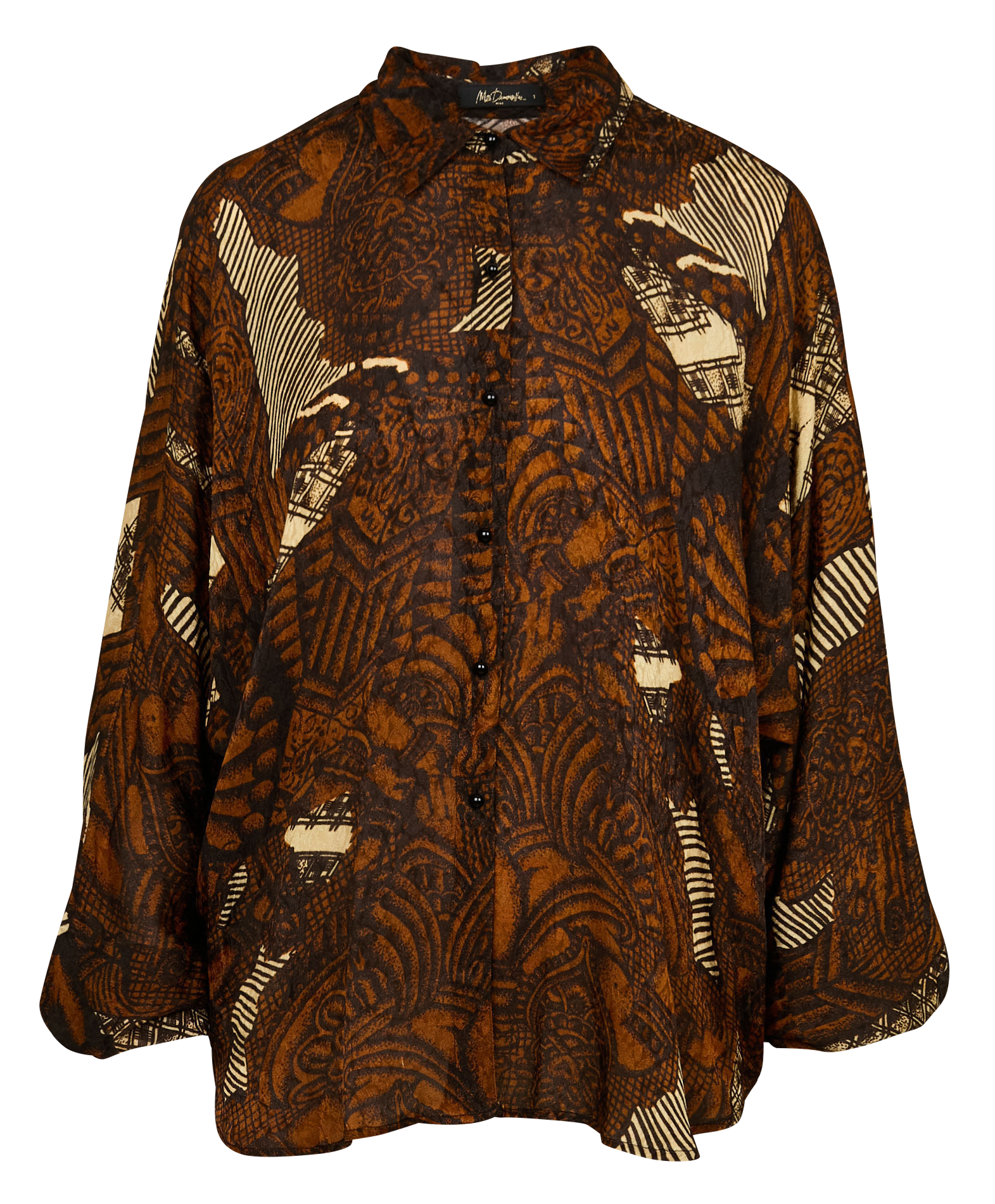 Printed straight shirt MES DEMOISELLES Multicolored