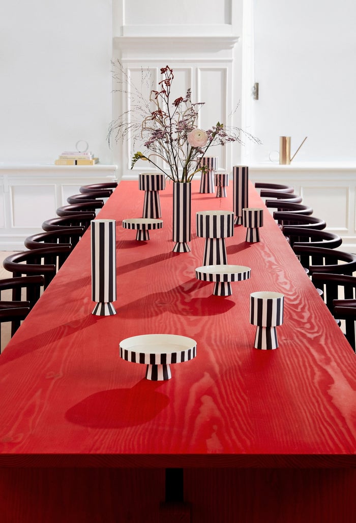 Stoneware plate OYOY LIVING DESIGN White