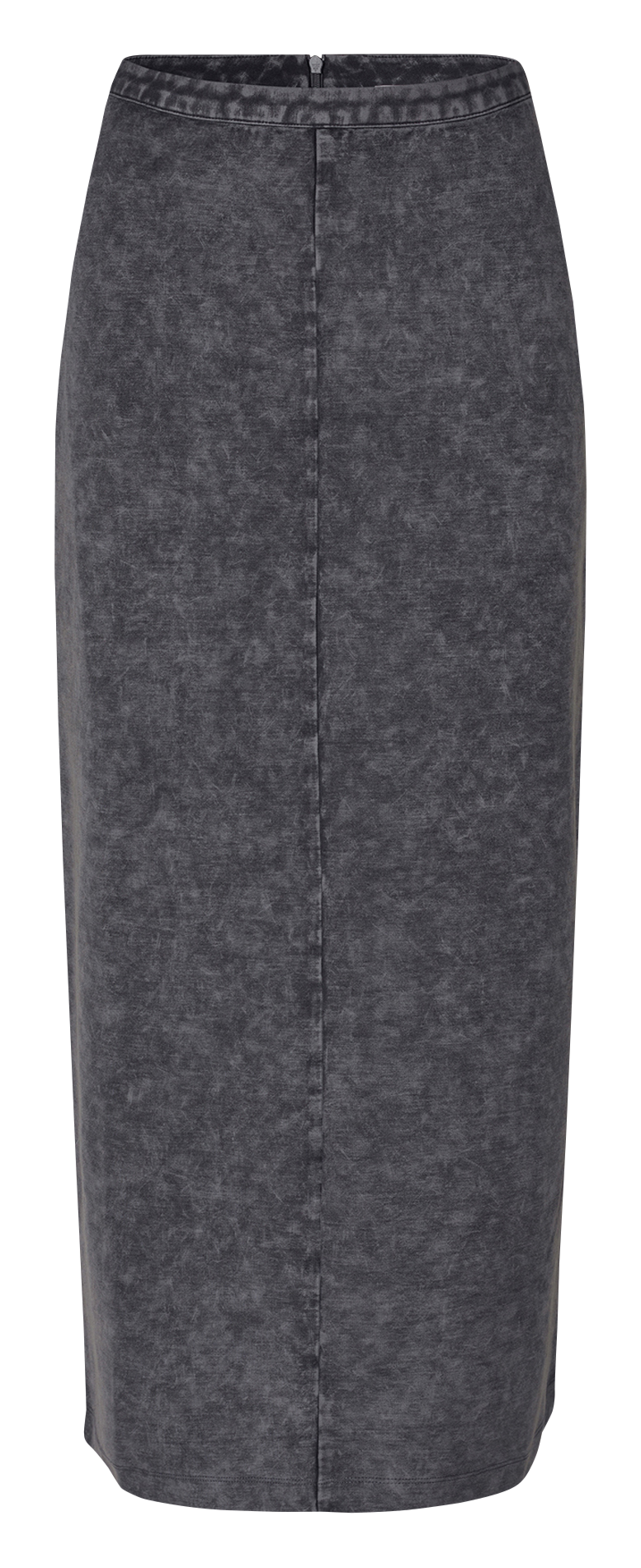 Jupe maxi fendue délavée Gris