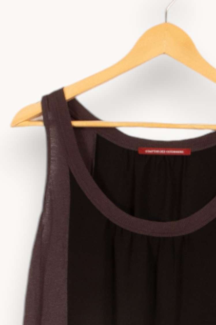 Black and gray dress Black