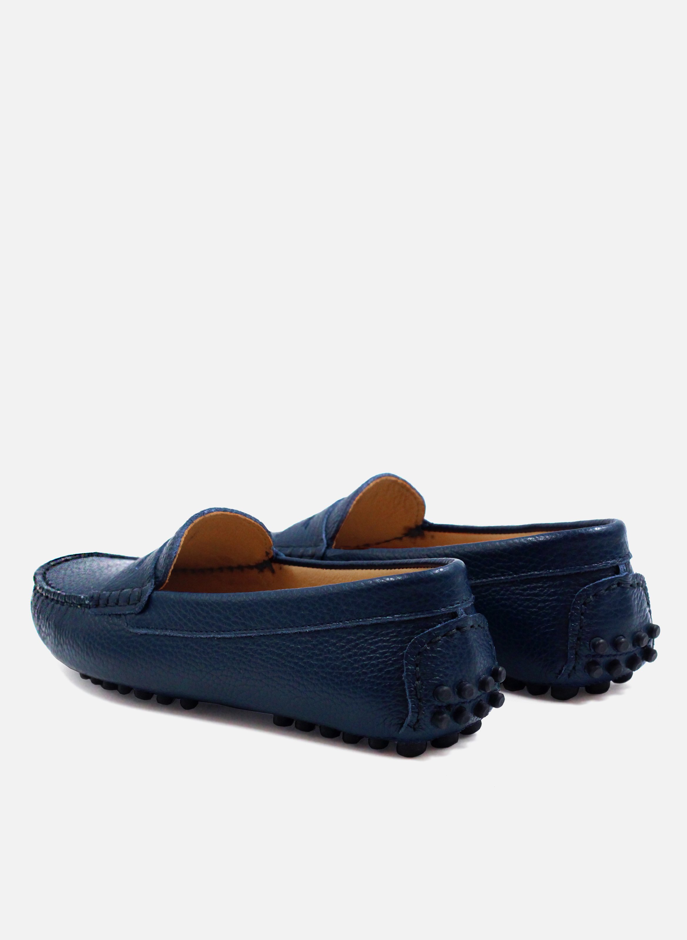 Grained leather loafers JULES & JENN Blue