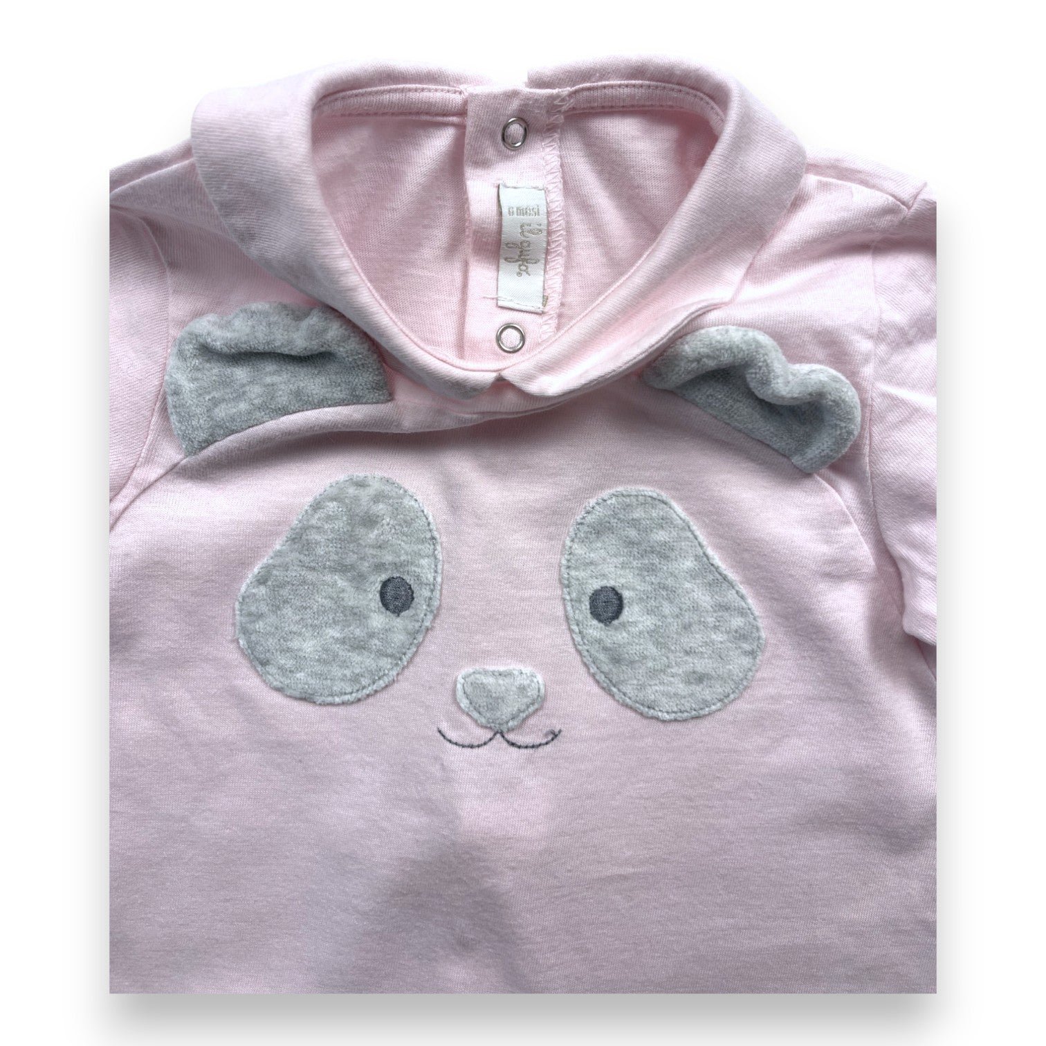 Pink Baby Pyjamas - 6 months IL GUFO - Seconde main Pink