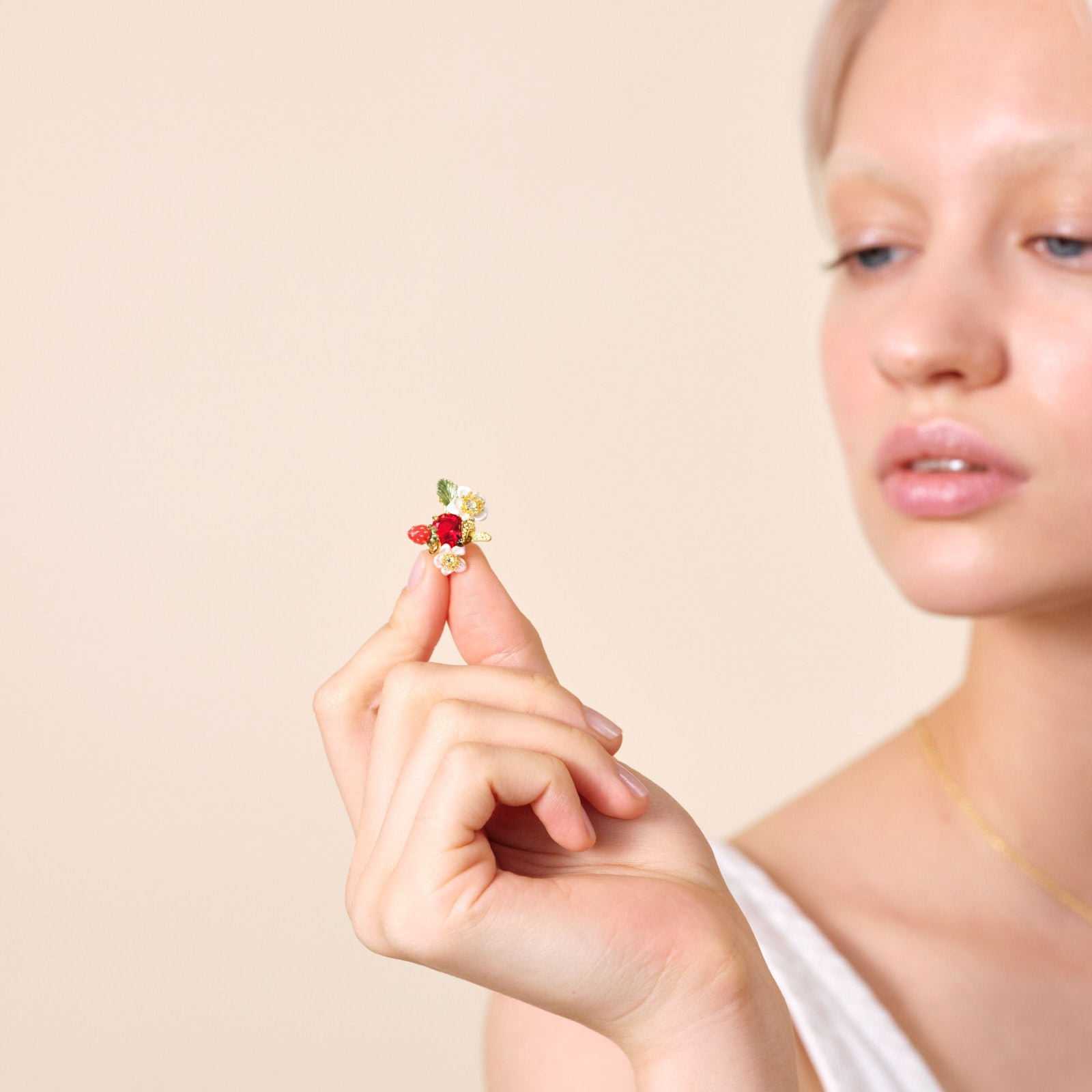 Broche éclat printanier LES NEREIDES Multicolore